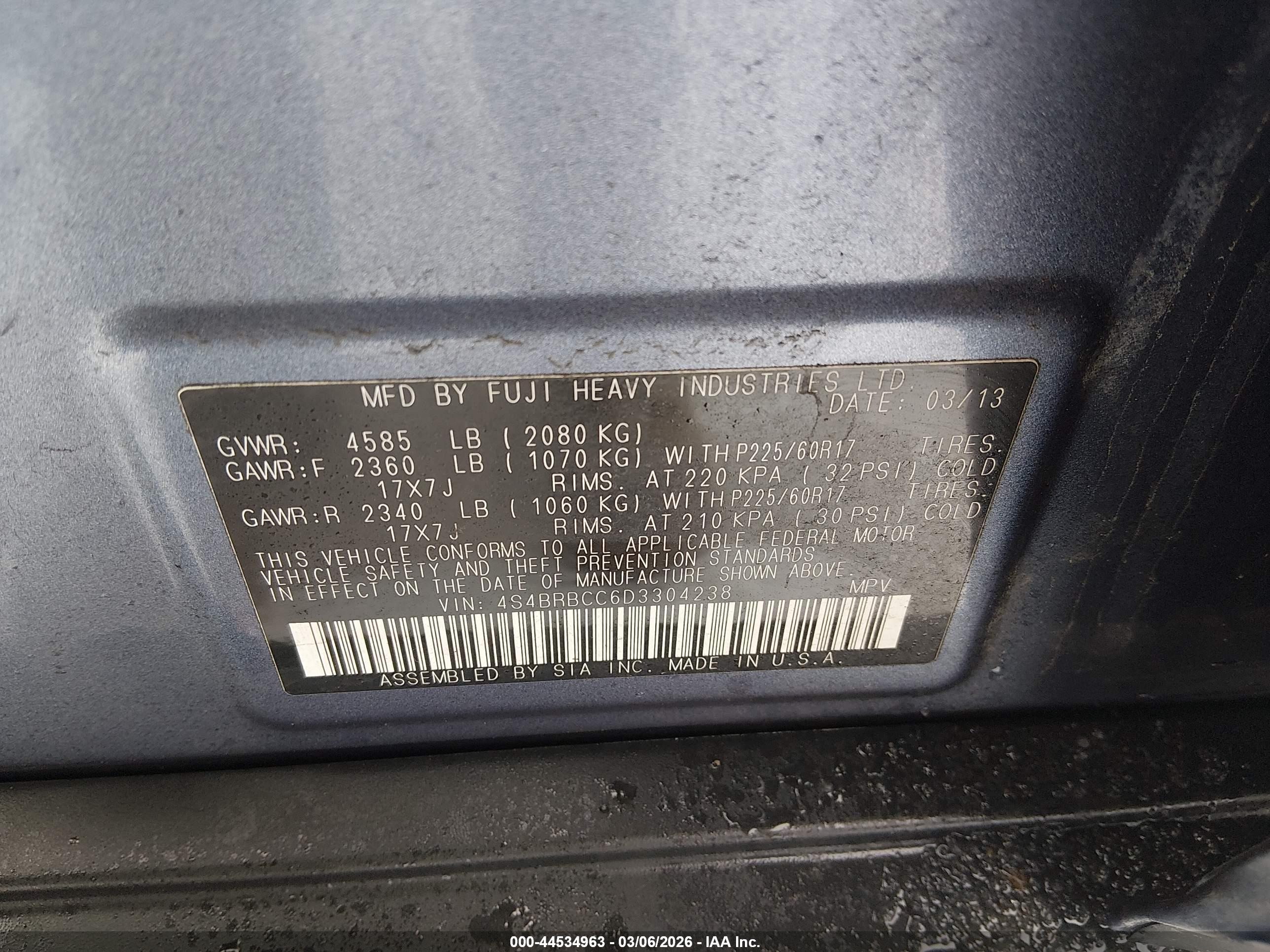 SUBARU OUTBACK image 9