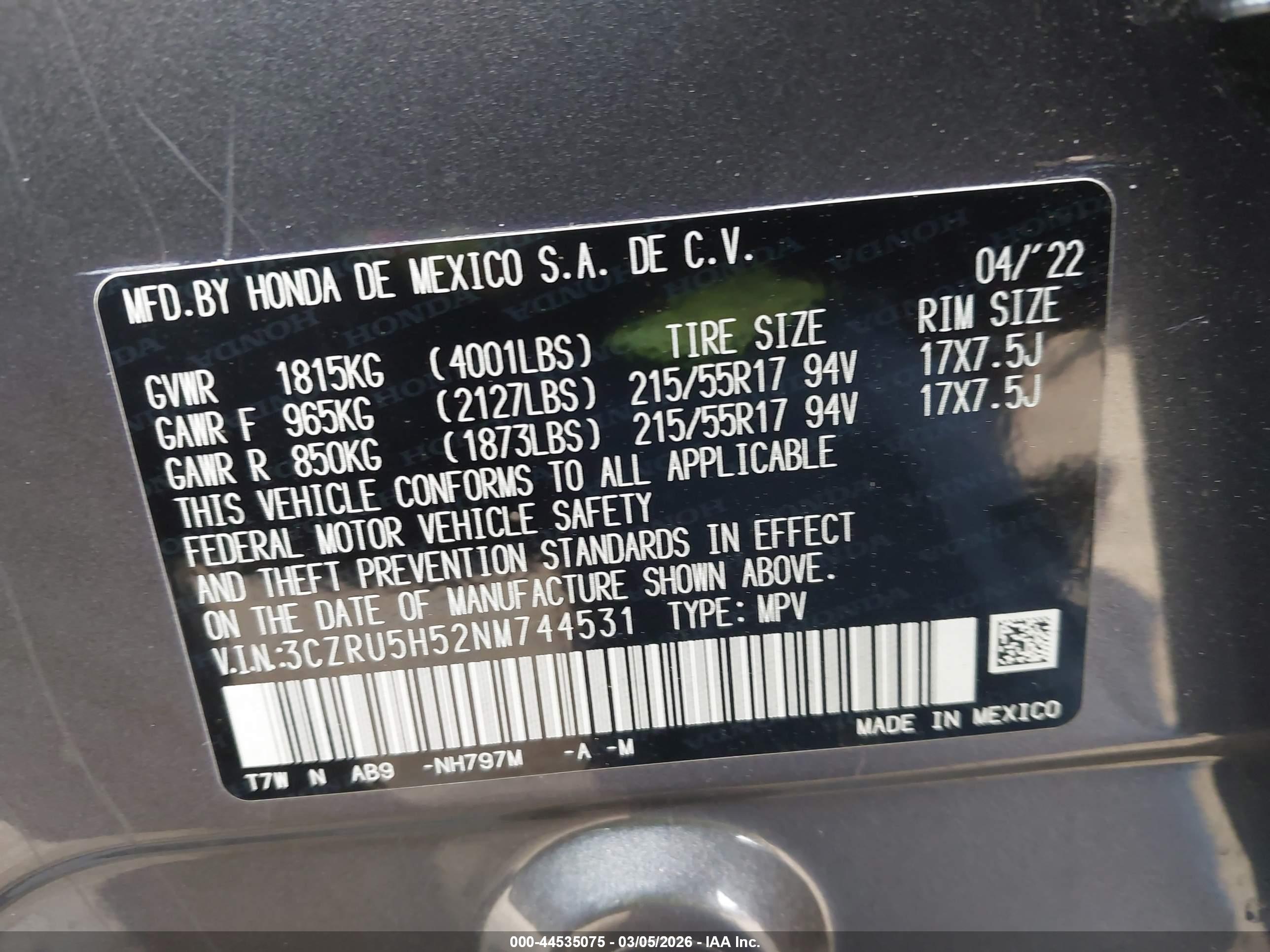 HONDA HR-V image 9
