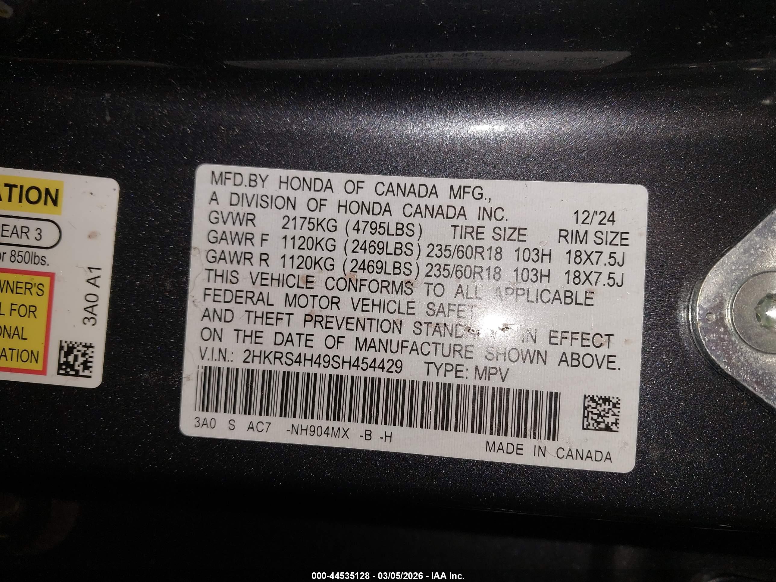 HONDA CR-V image 9