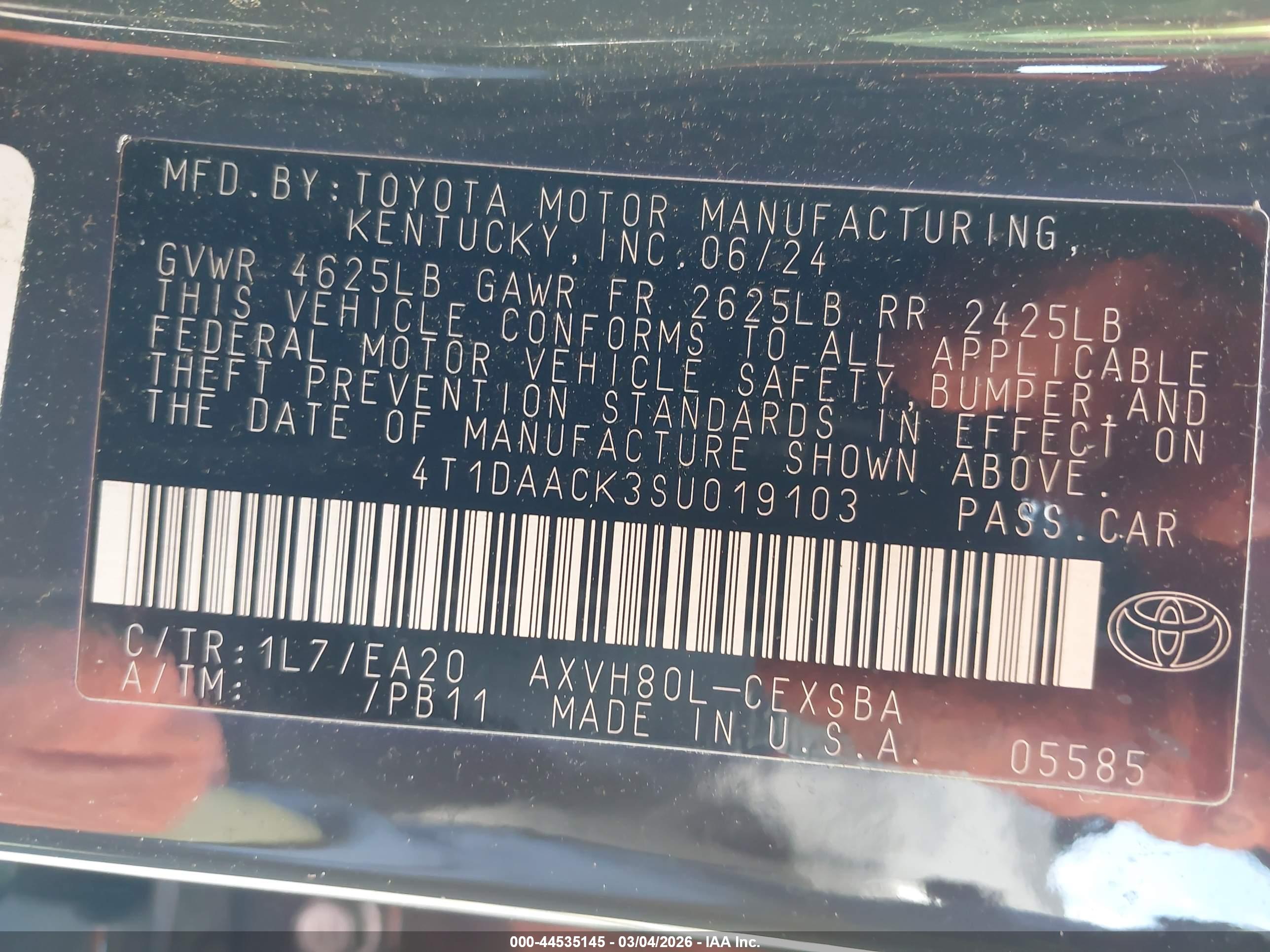 TOYOTA CAMRY image 9