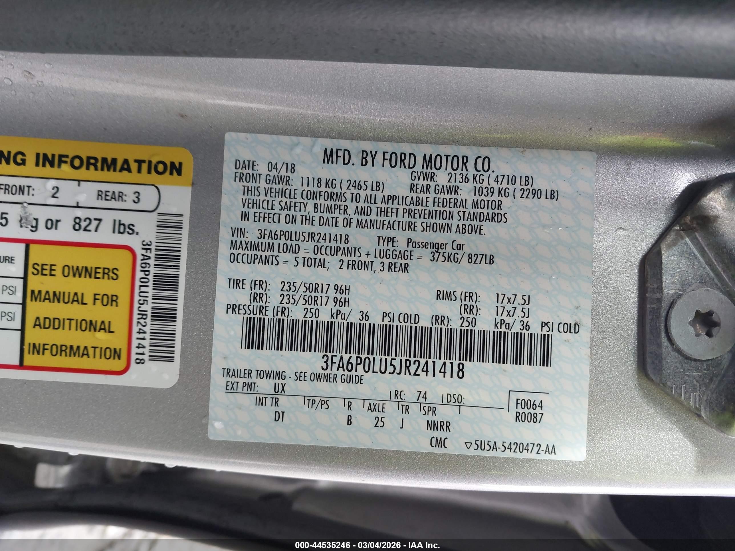 FORD FUSION image 9
