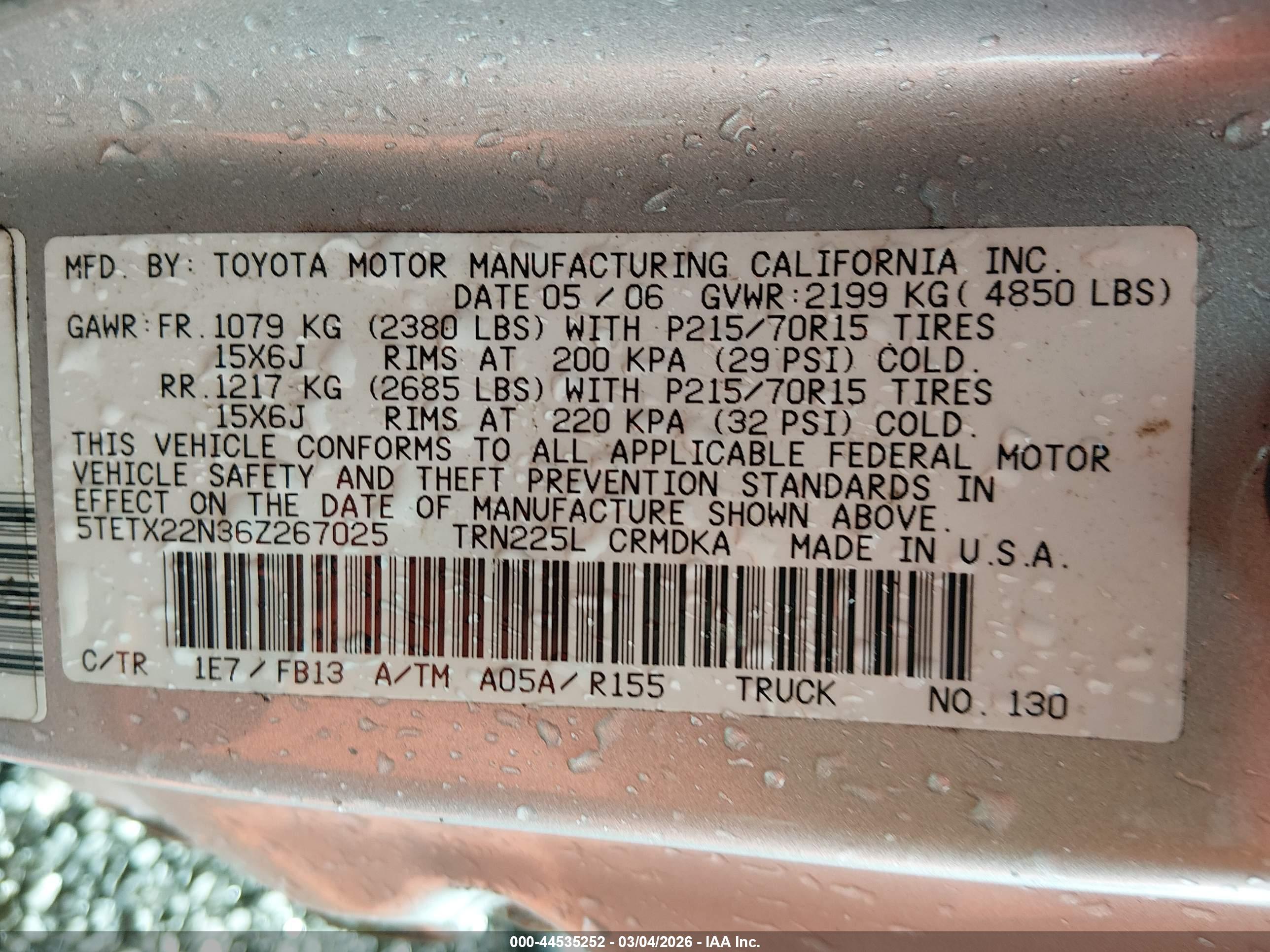 TOYOTA TACOMA image 9