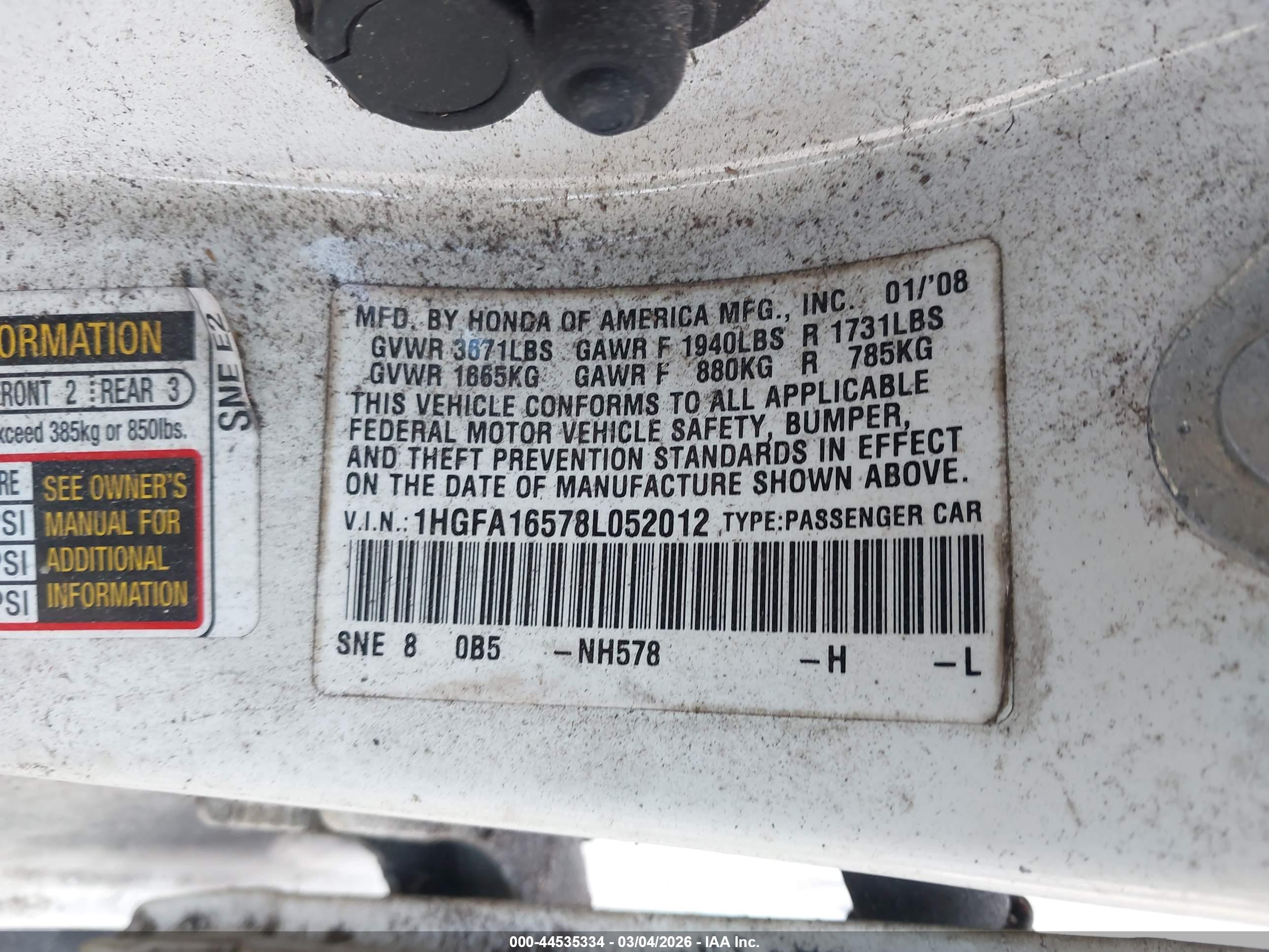 HONDA CIVIC image 9