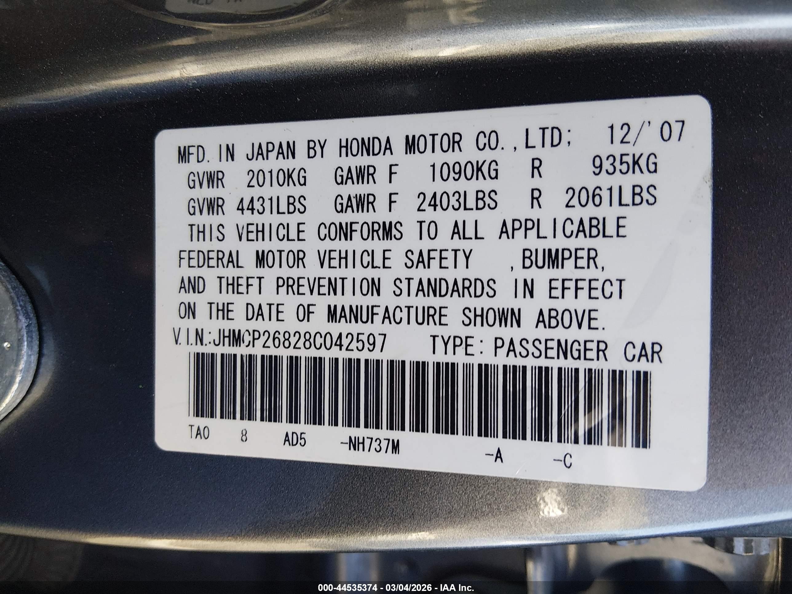 HONDA ACCORD image 9