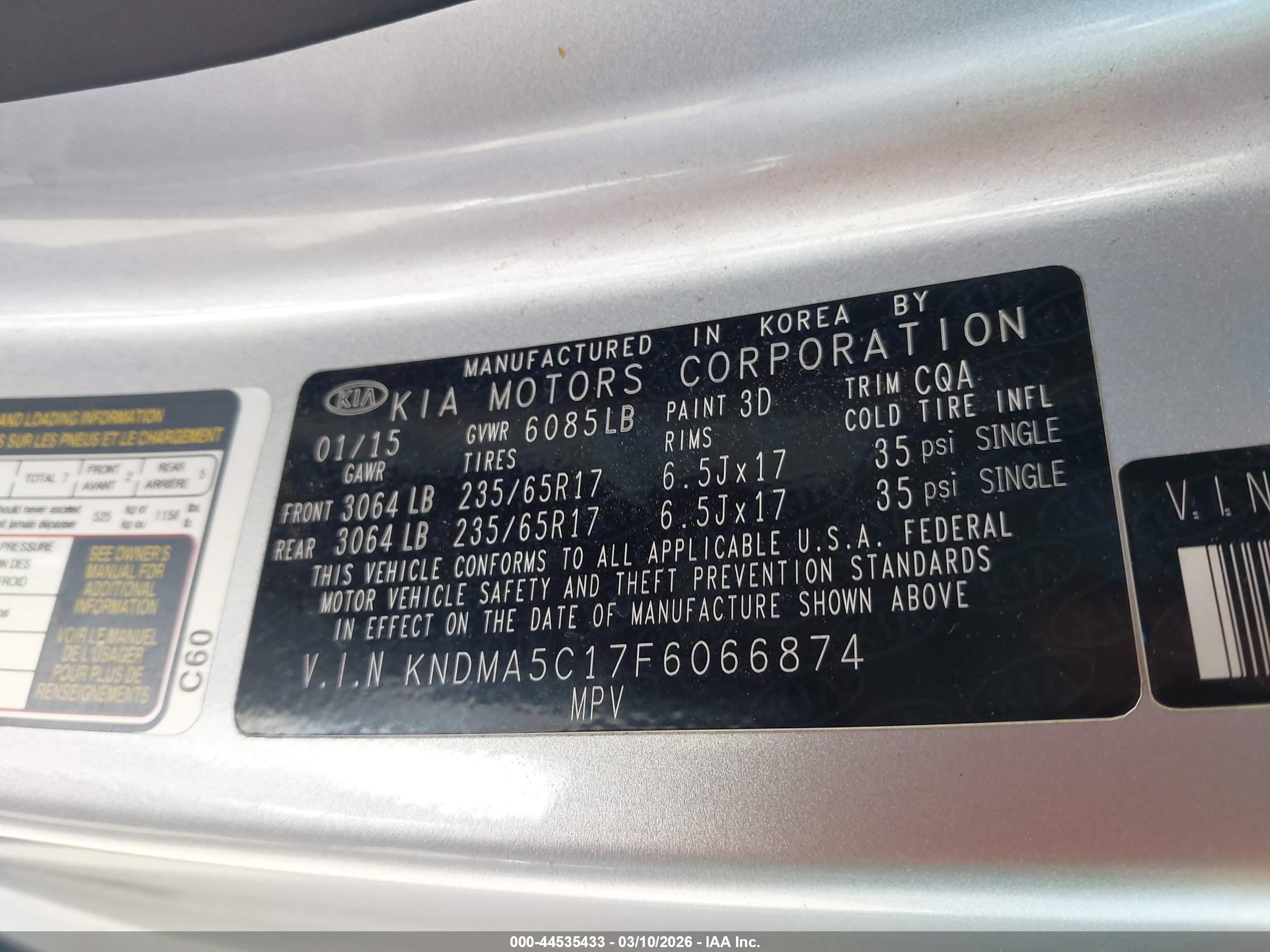 KIA SEDONA image 9