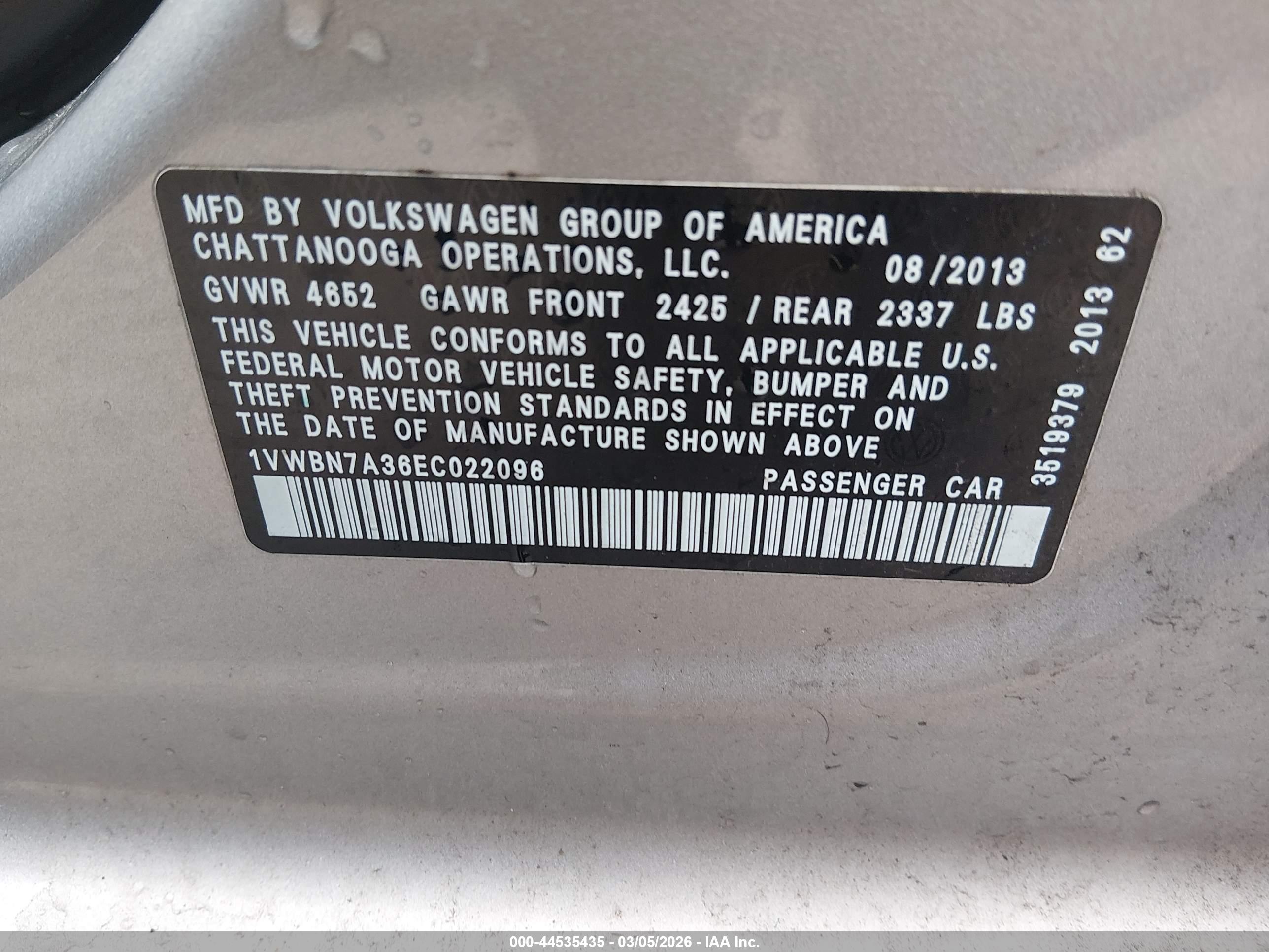 VOLKSWAGEN PASSAT image 9