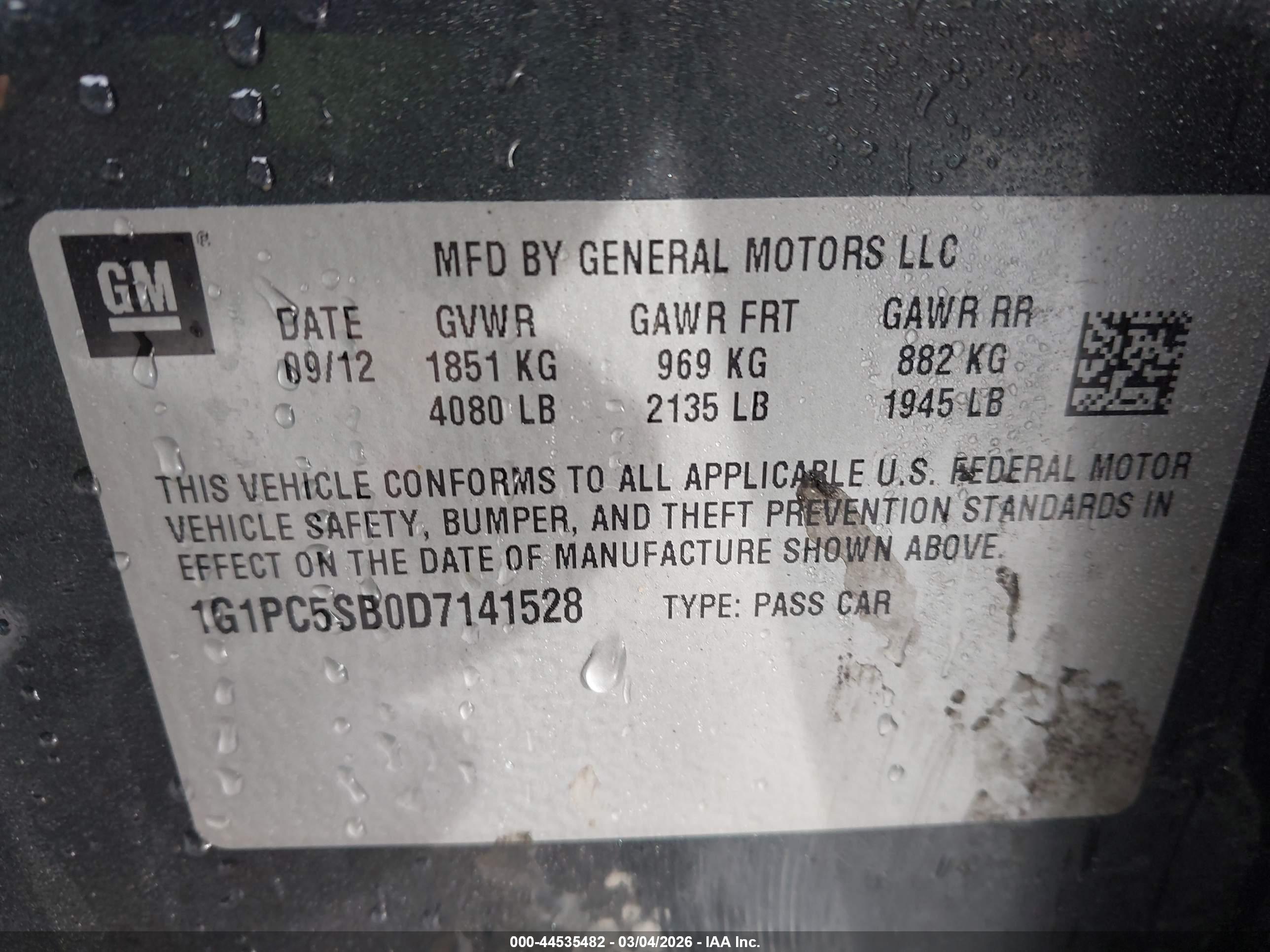 CHEVROLET CRUZE image 9