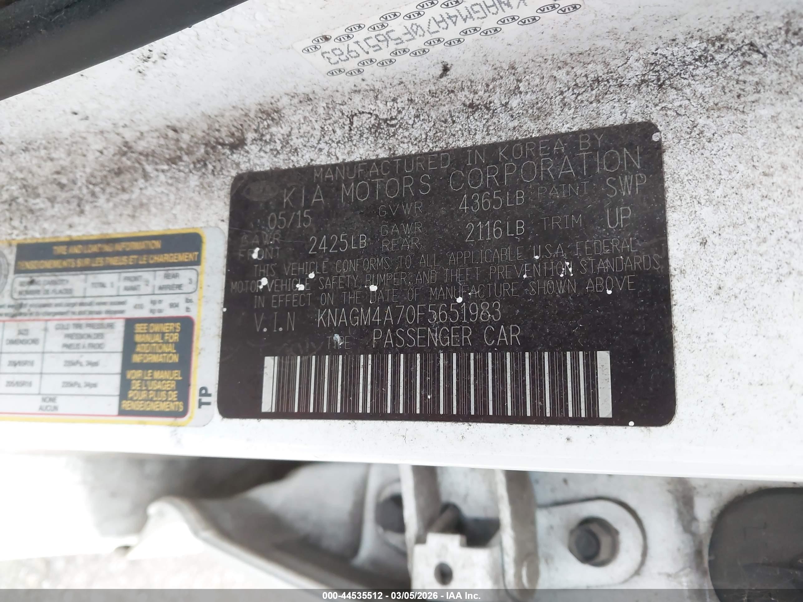 KIA OPTIMA image 9