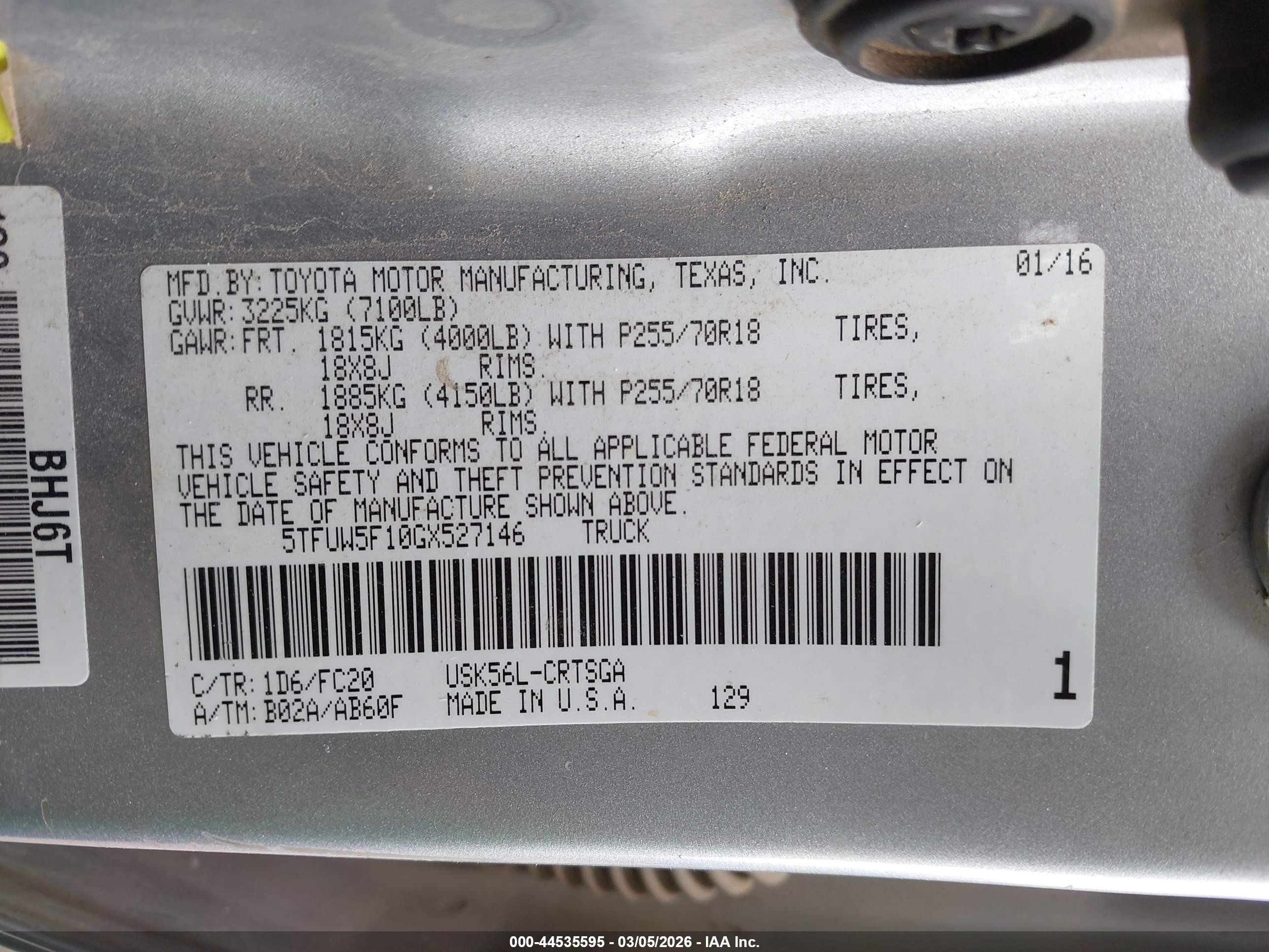 TOYOTA TUNDRA image 9