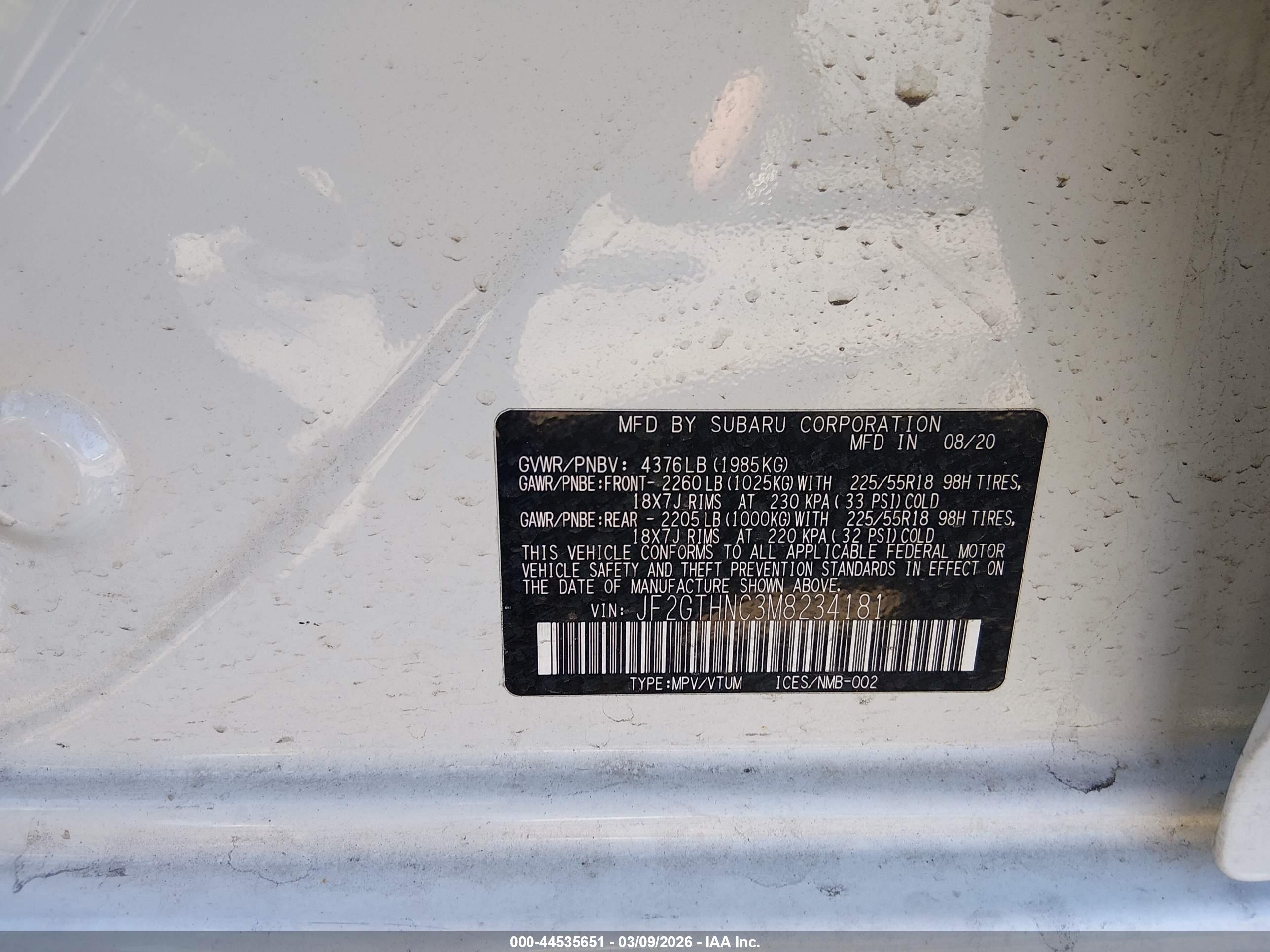 SUBARU CROSSTREK image 9