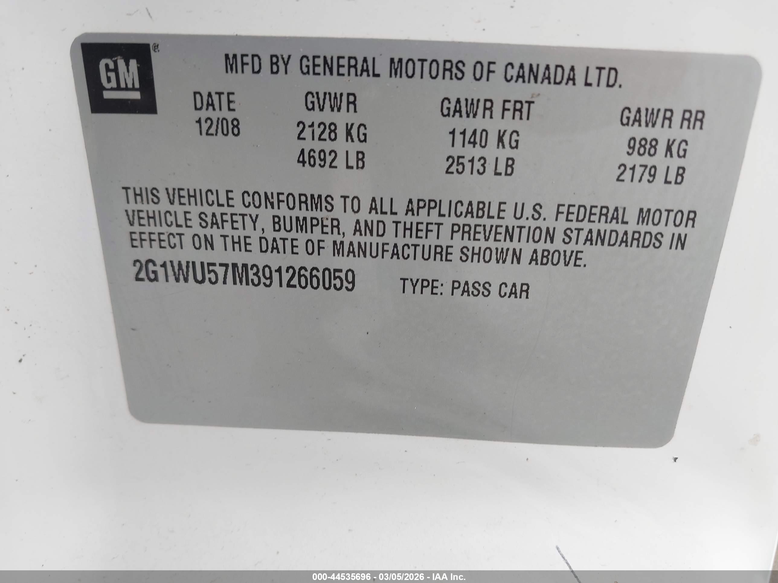 CHEVROLET IMPALA image 9