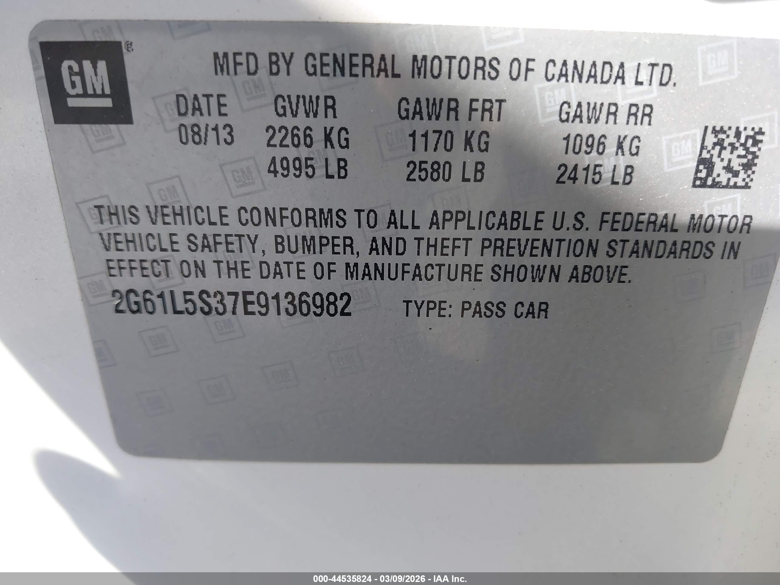 CADILLAC XTS image 9