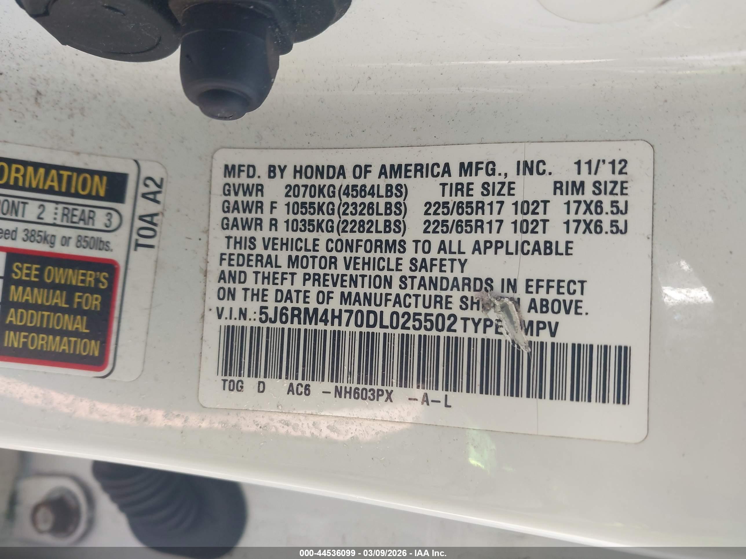 HONDA CR-V image 9
