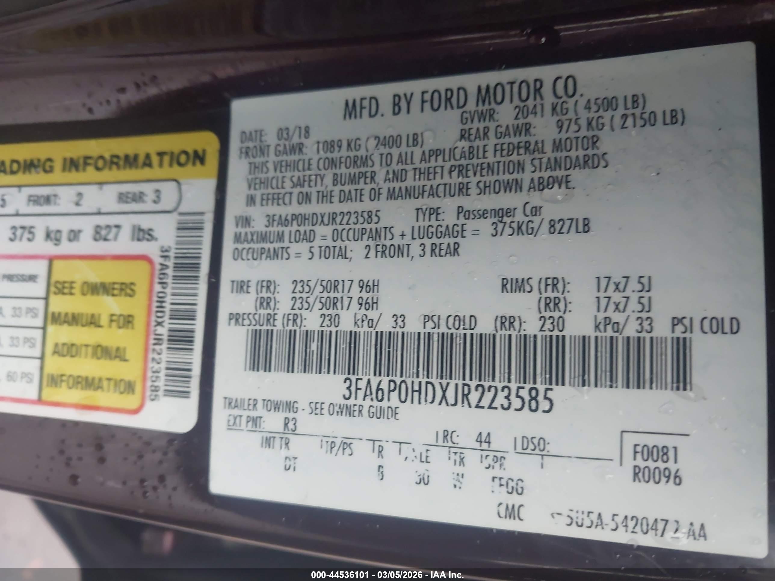 FORD FUSION image 9