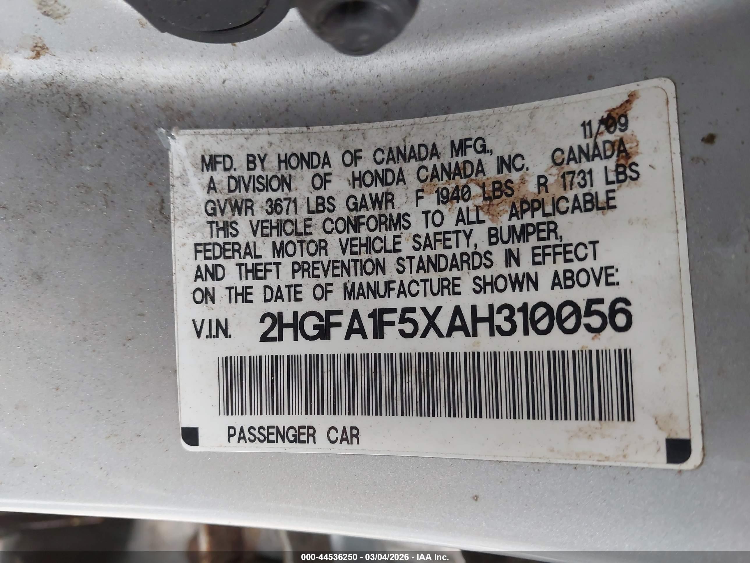 HONDA CIVIC image 9