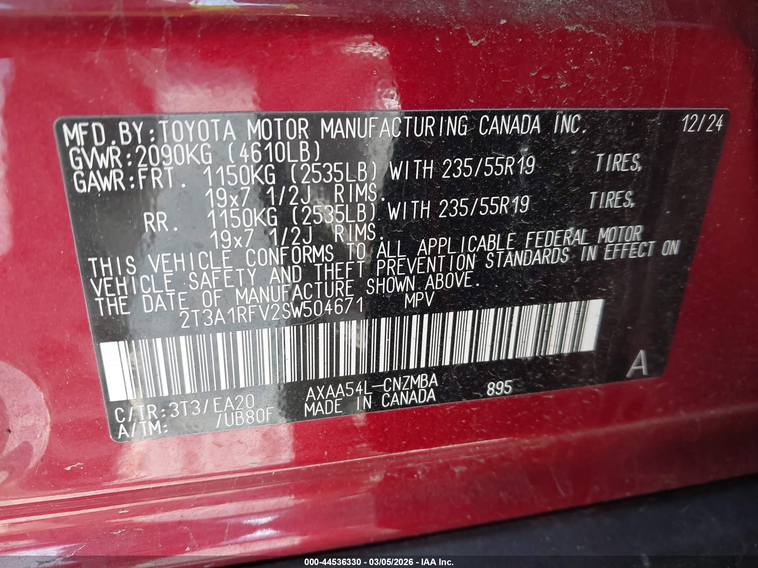 TOYOTA RAV4 image 9