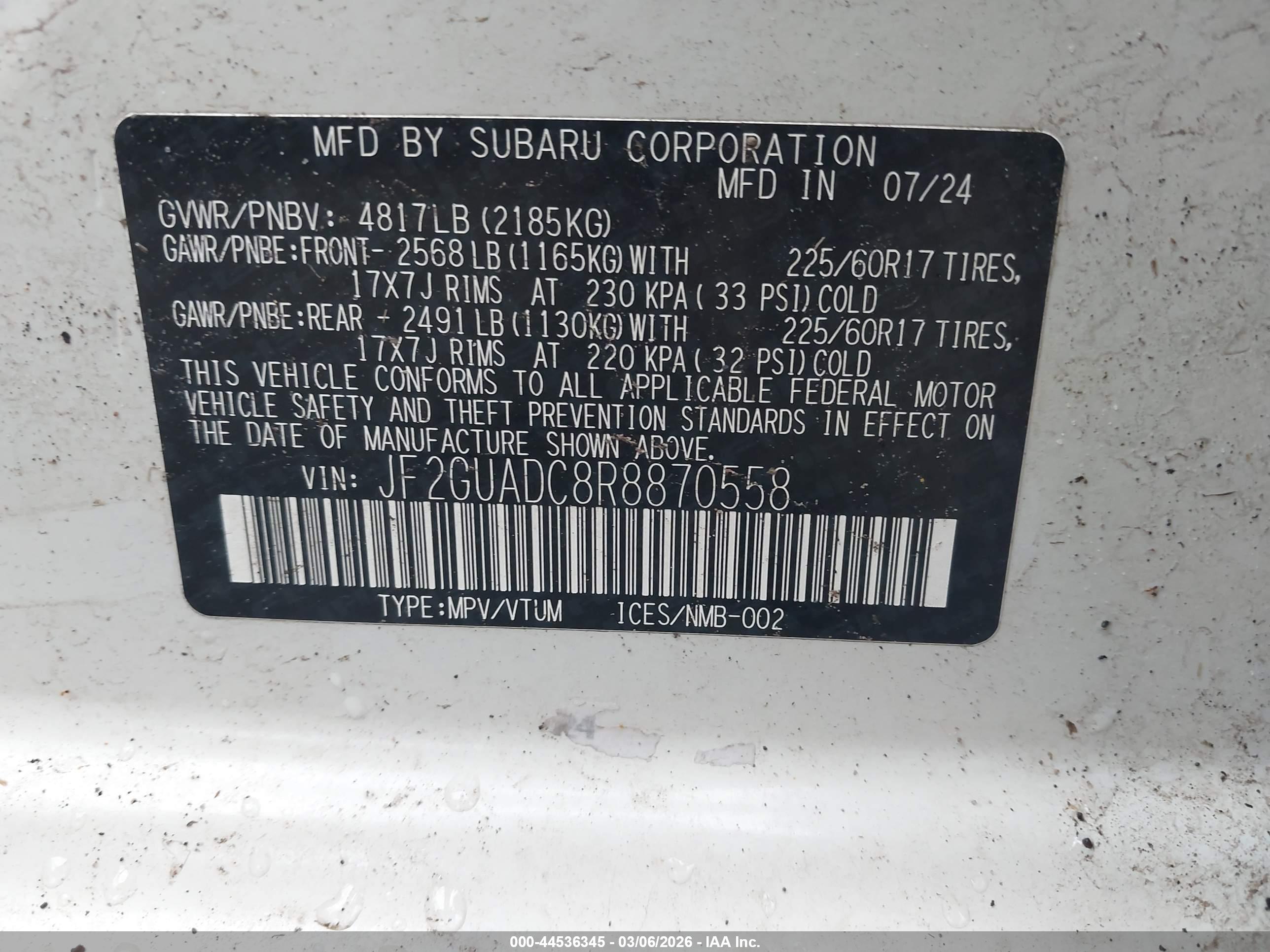 SUBARU CROSSTREK image 9