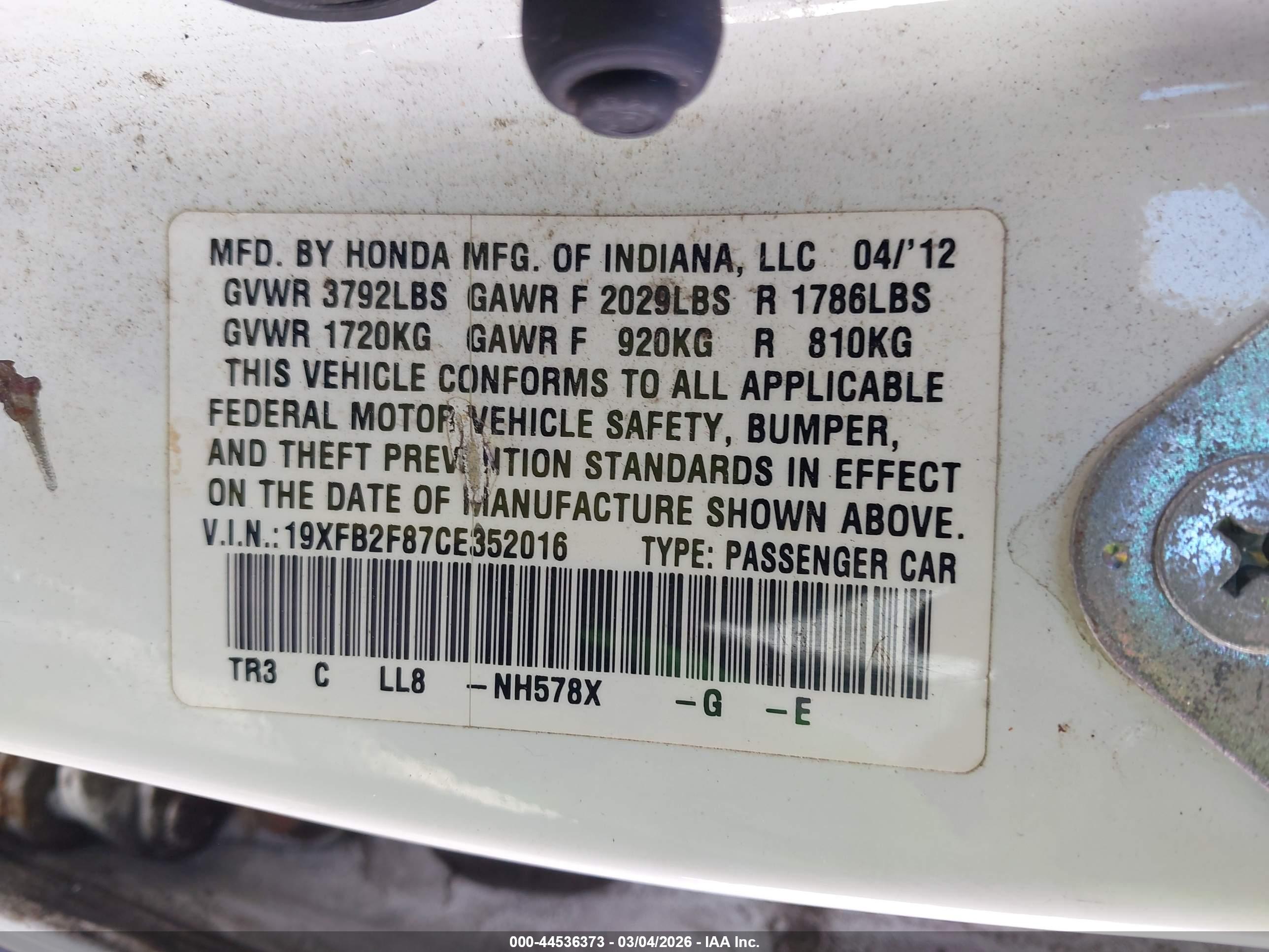 HONDA CIVIC image 9