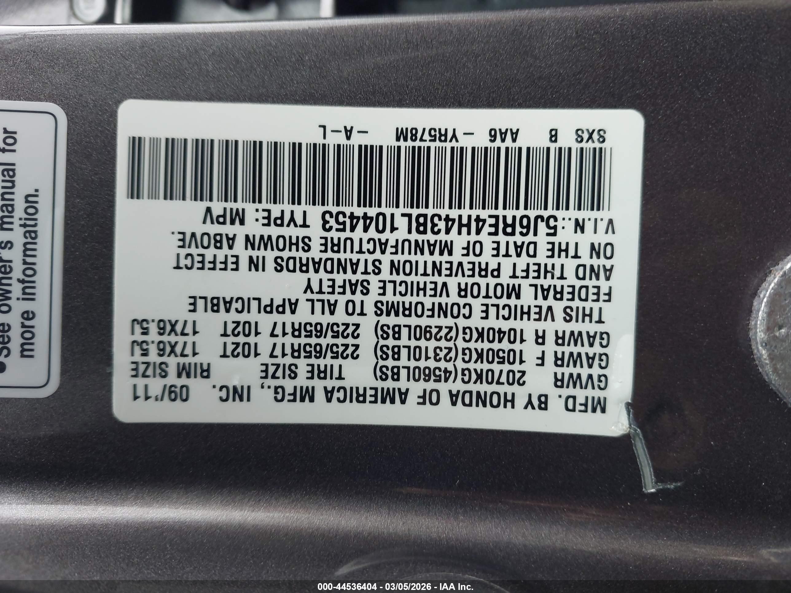 HONDA CR-V image 9