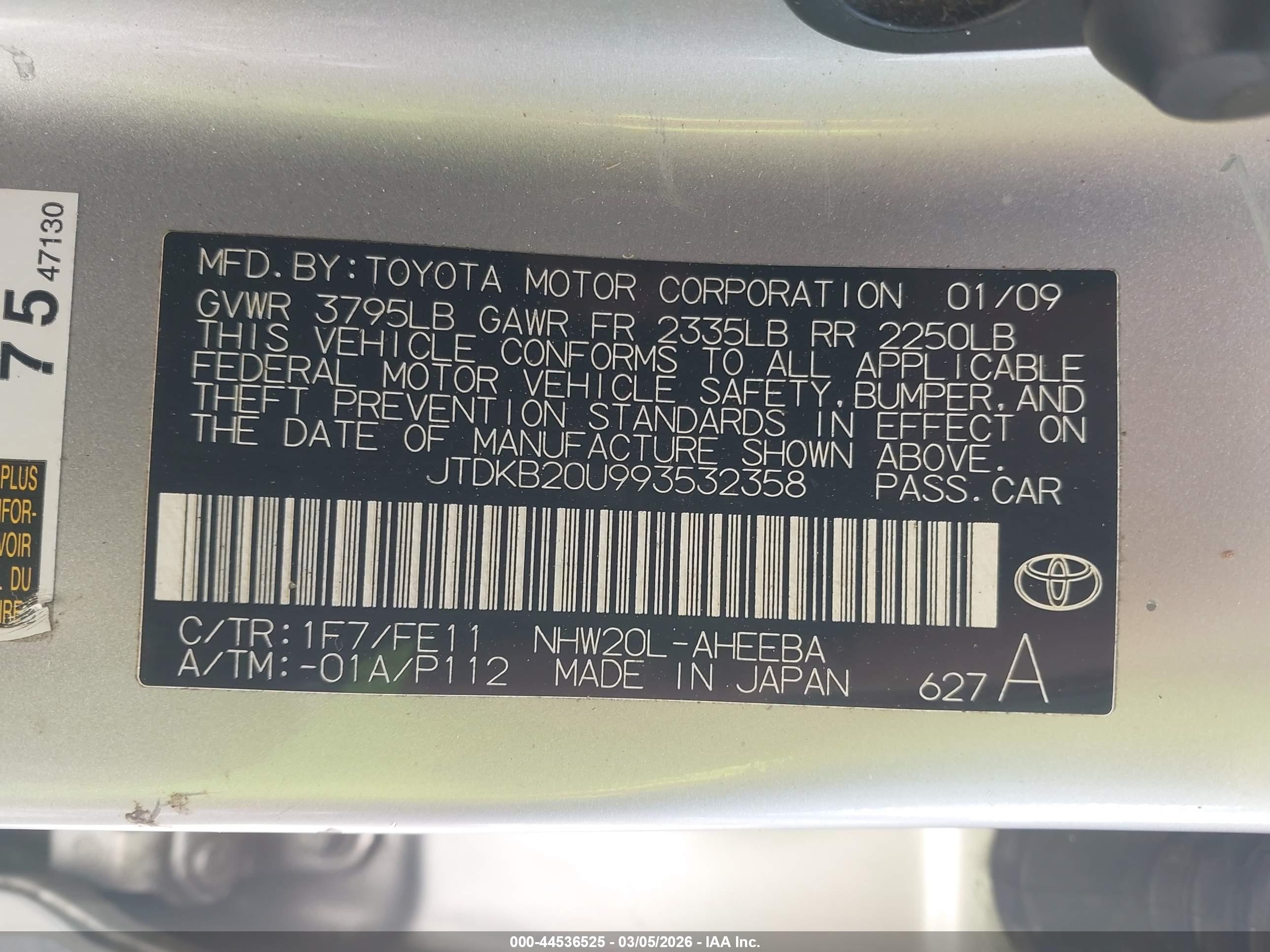 TOYOTA PRIUS image 9