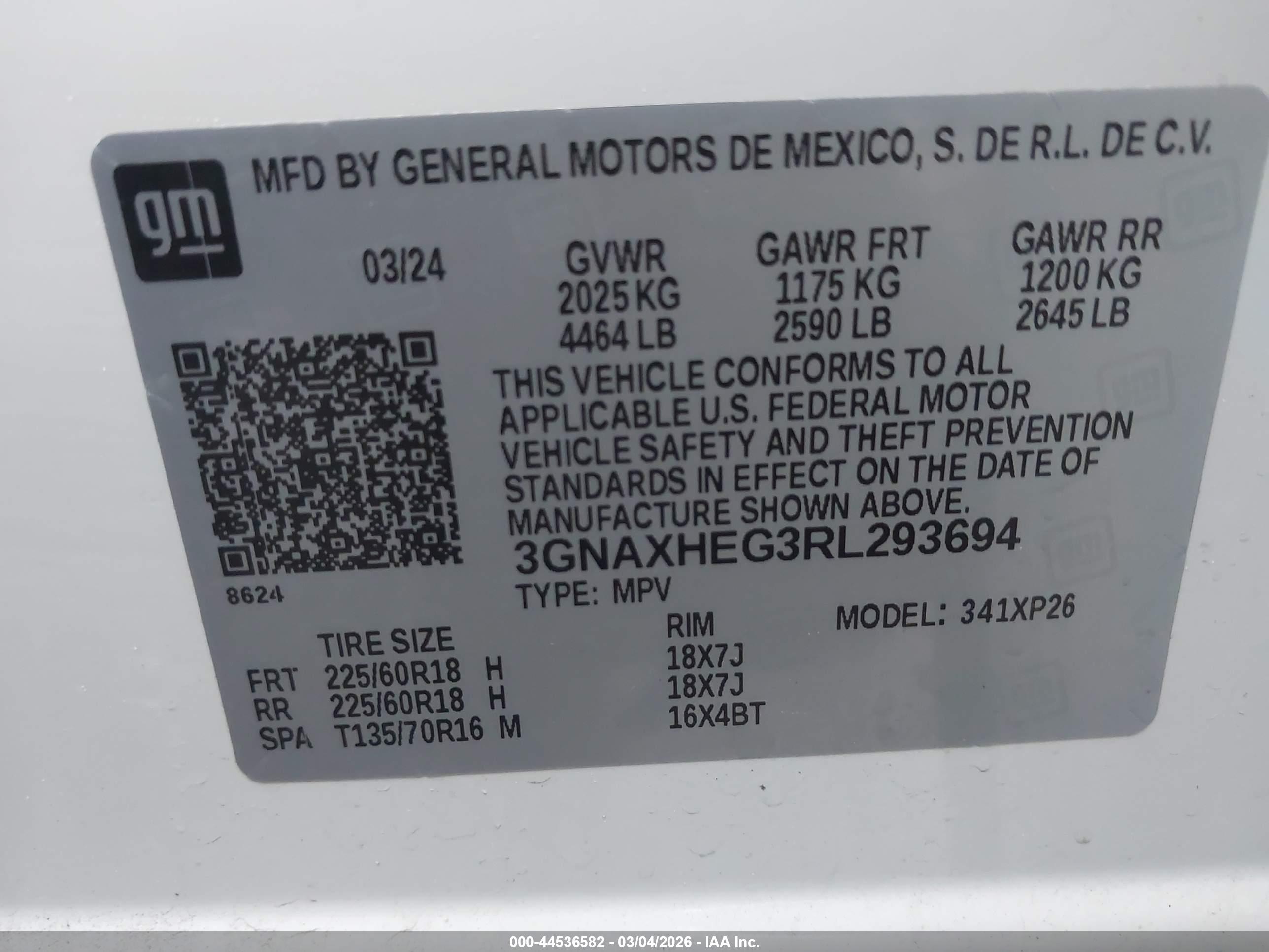 CHEVROLET EQUINOX image 9