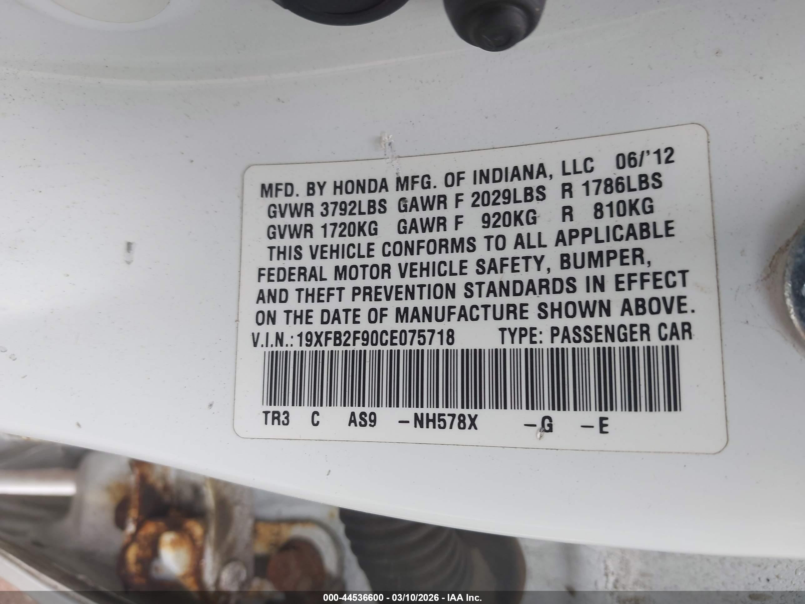 HONDA CIVIC image 9
