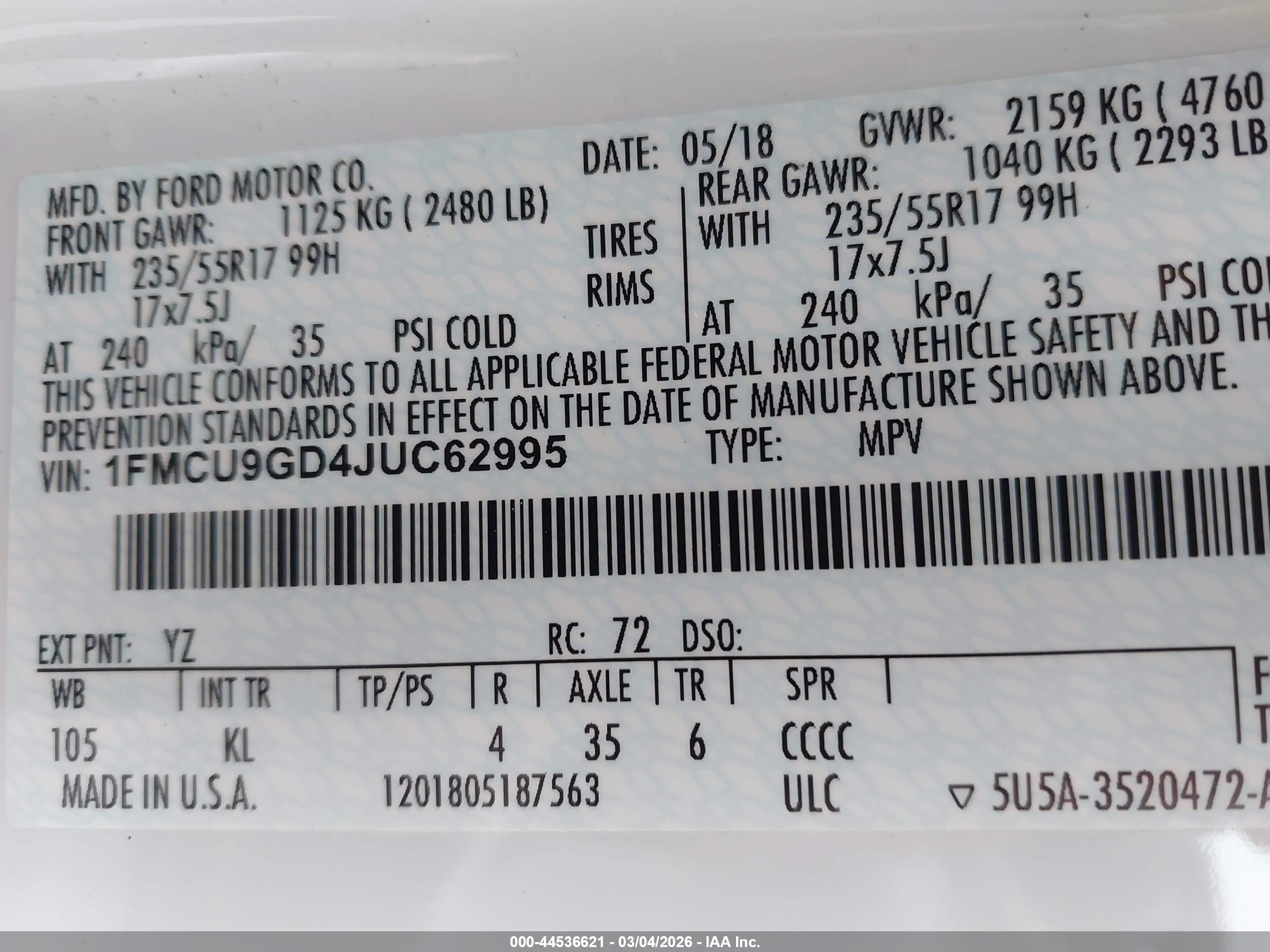 FORD ESCAPE image 9