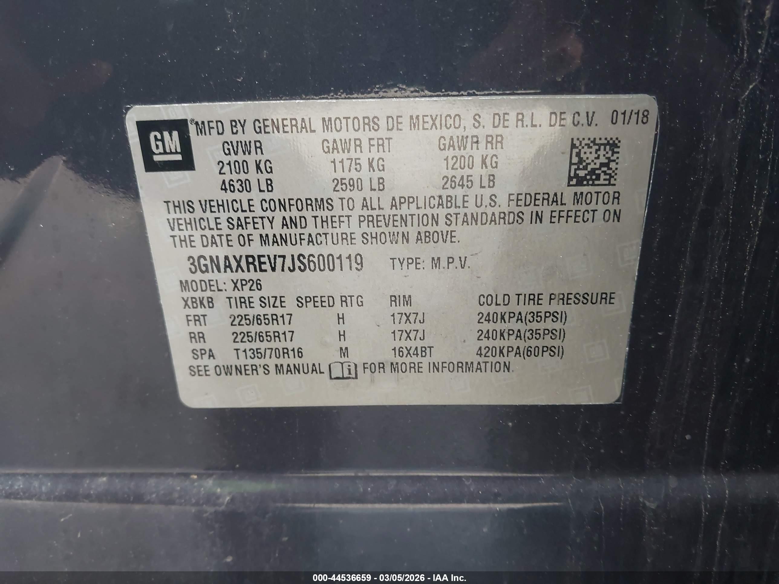 CHEVROLET EQUINOX image 9