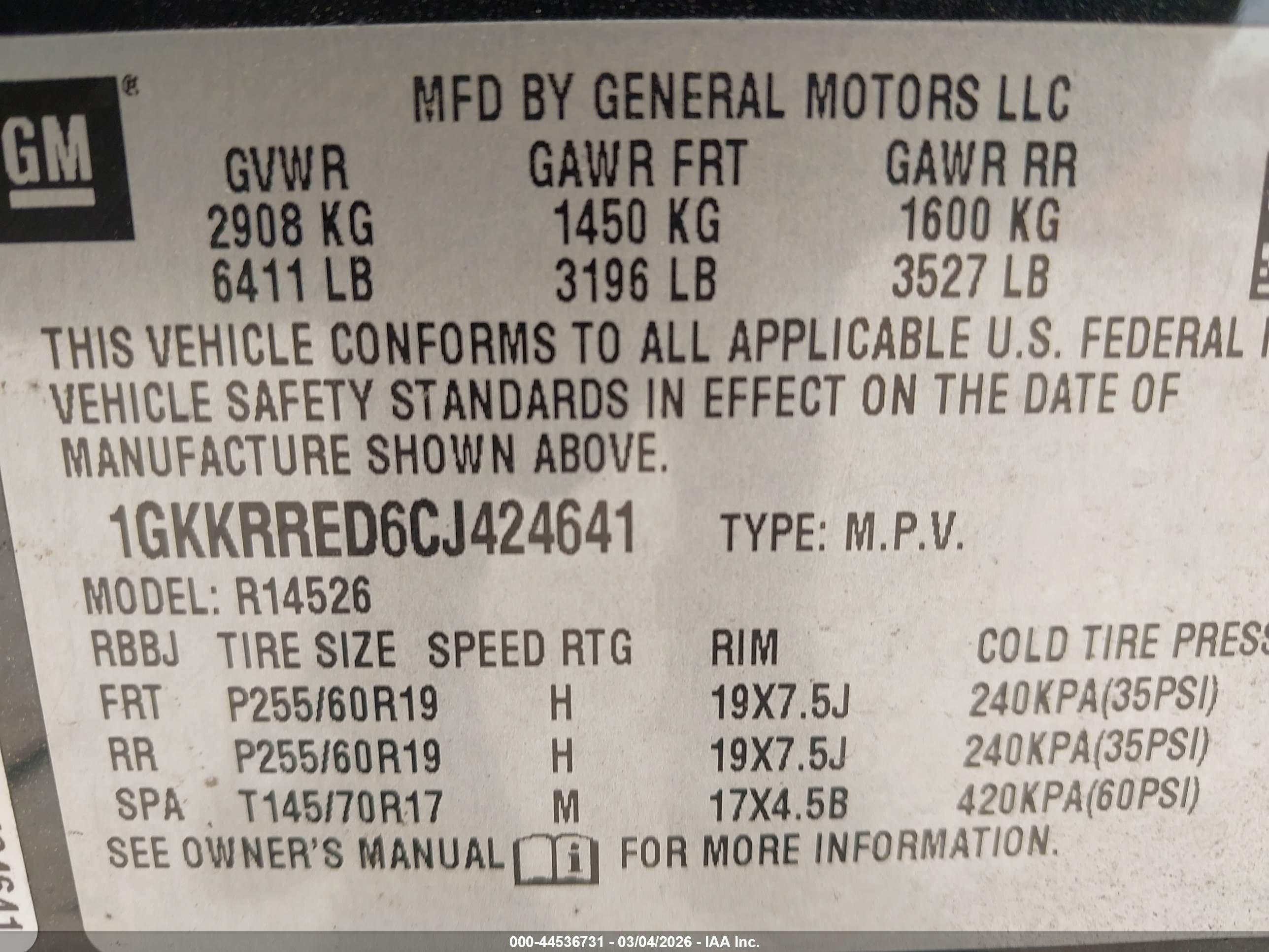 GMC ACADIA image 9