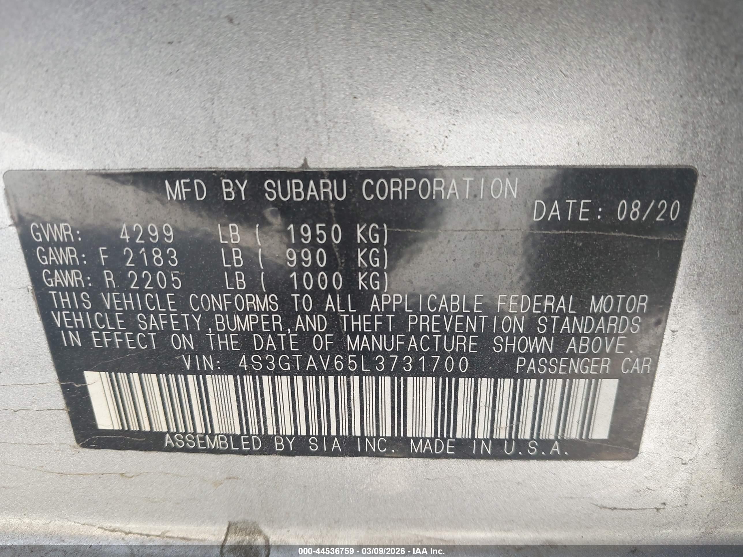 SUBARU IMPREZA image 9
