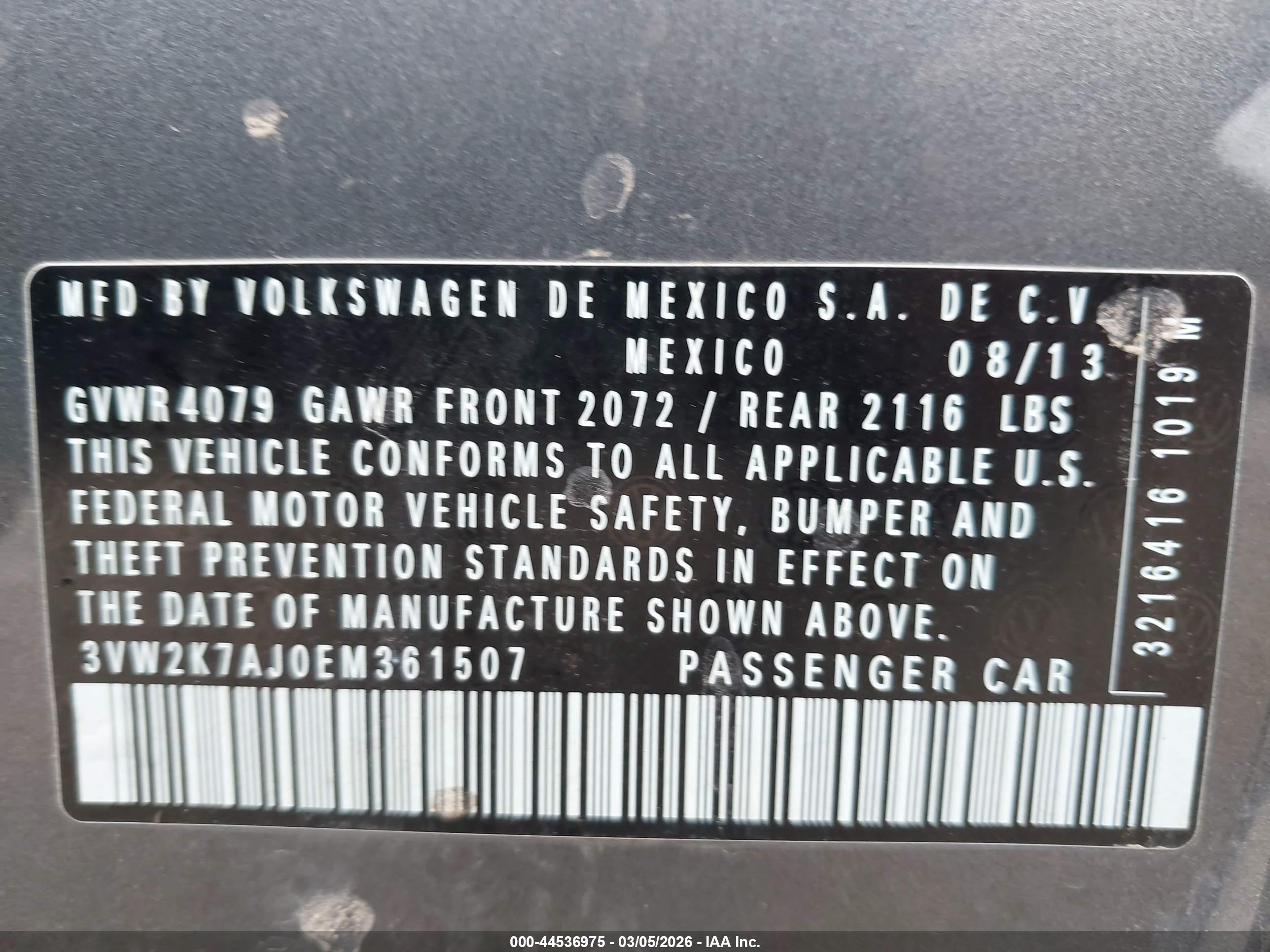 VOLKSWAGEN JETTA image 9