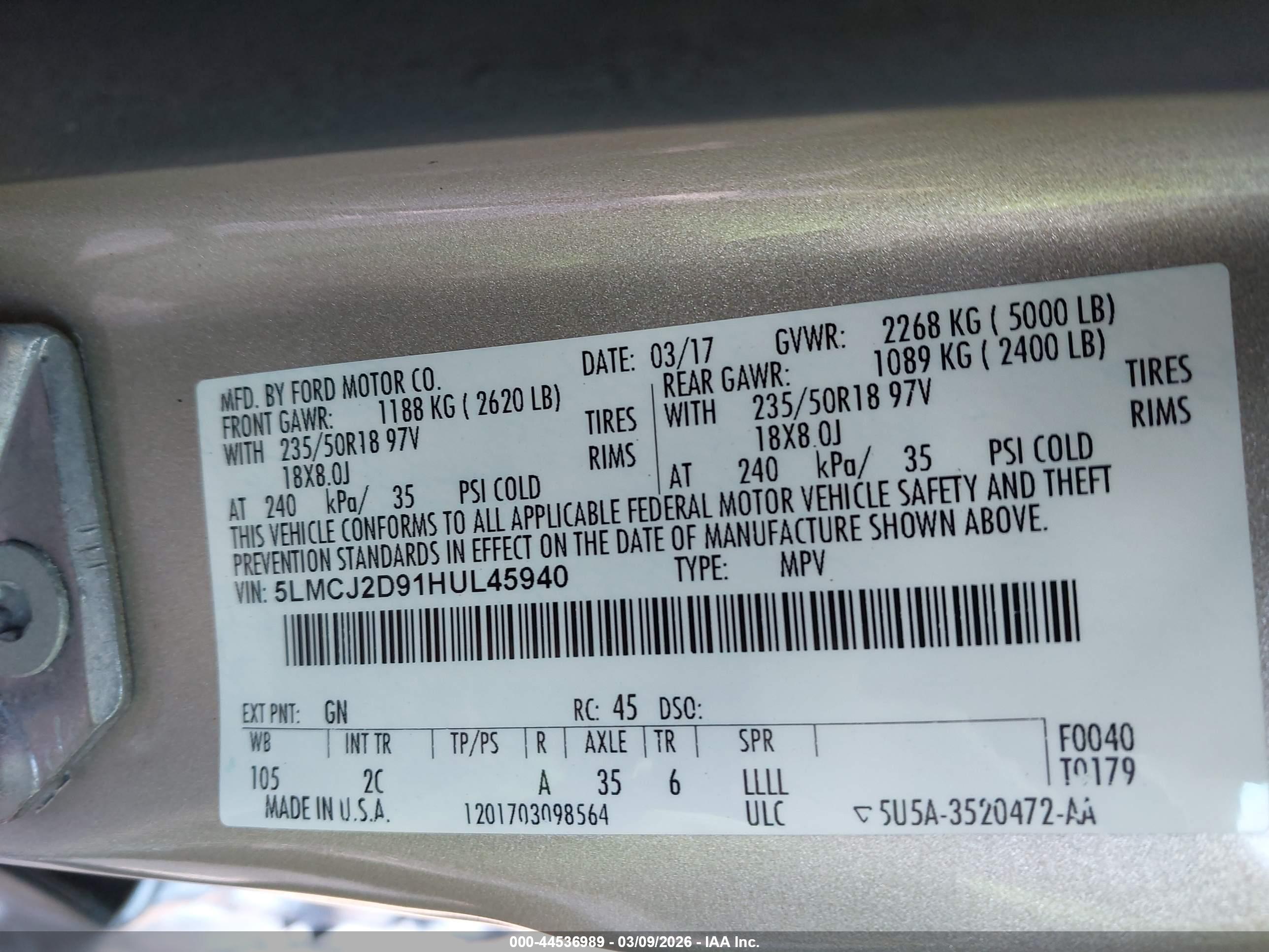 LINCOLN MKC image 9