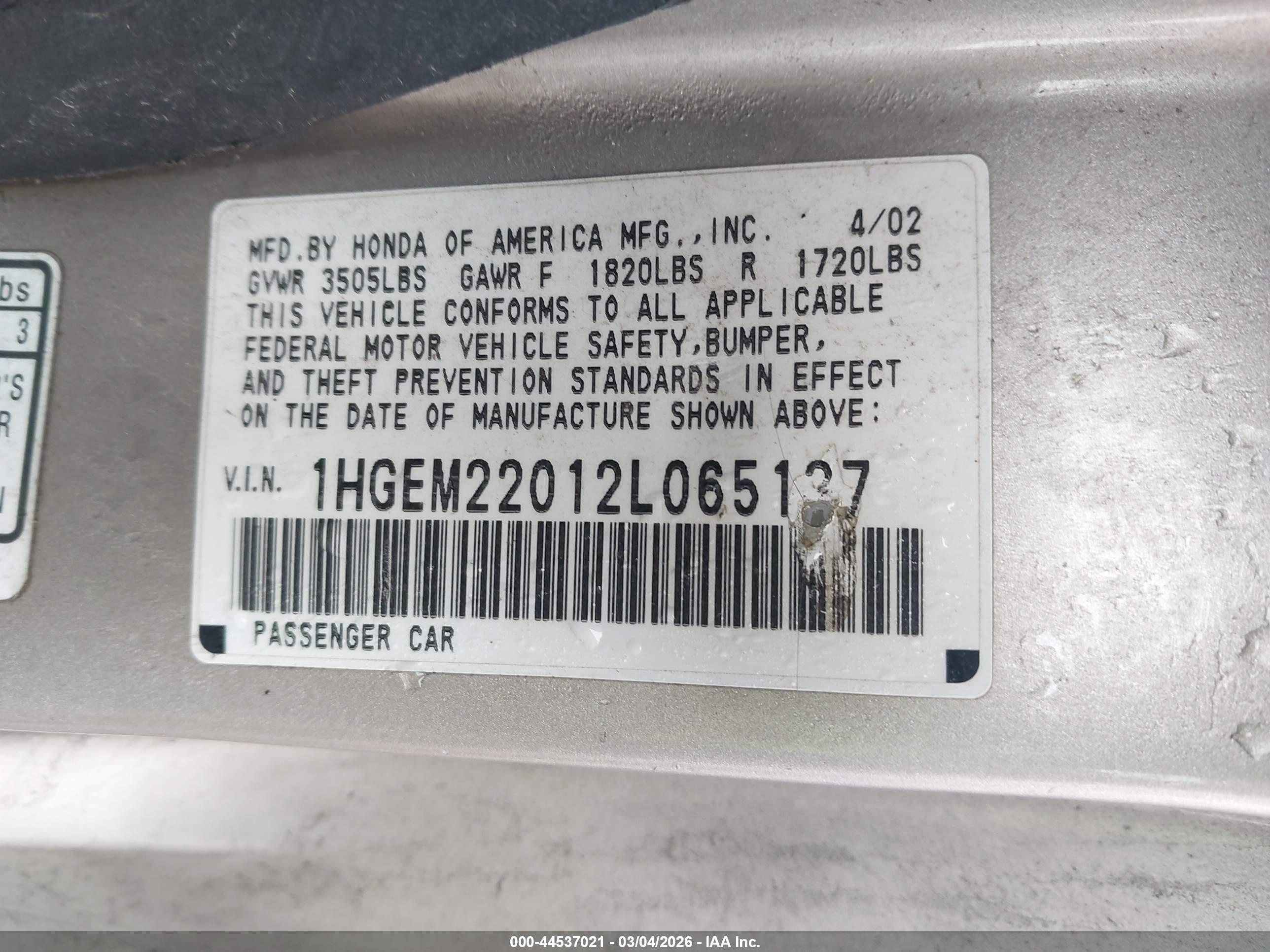 HONDA CIVIC image 9
