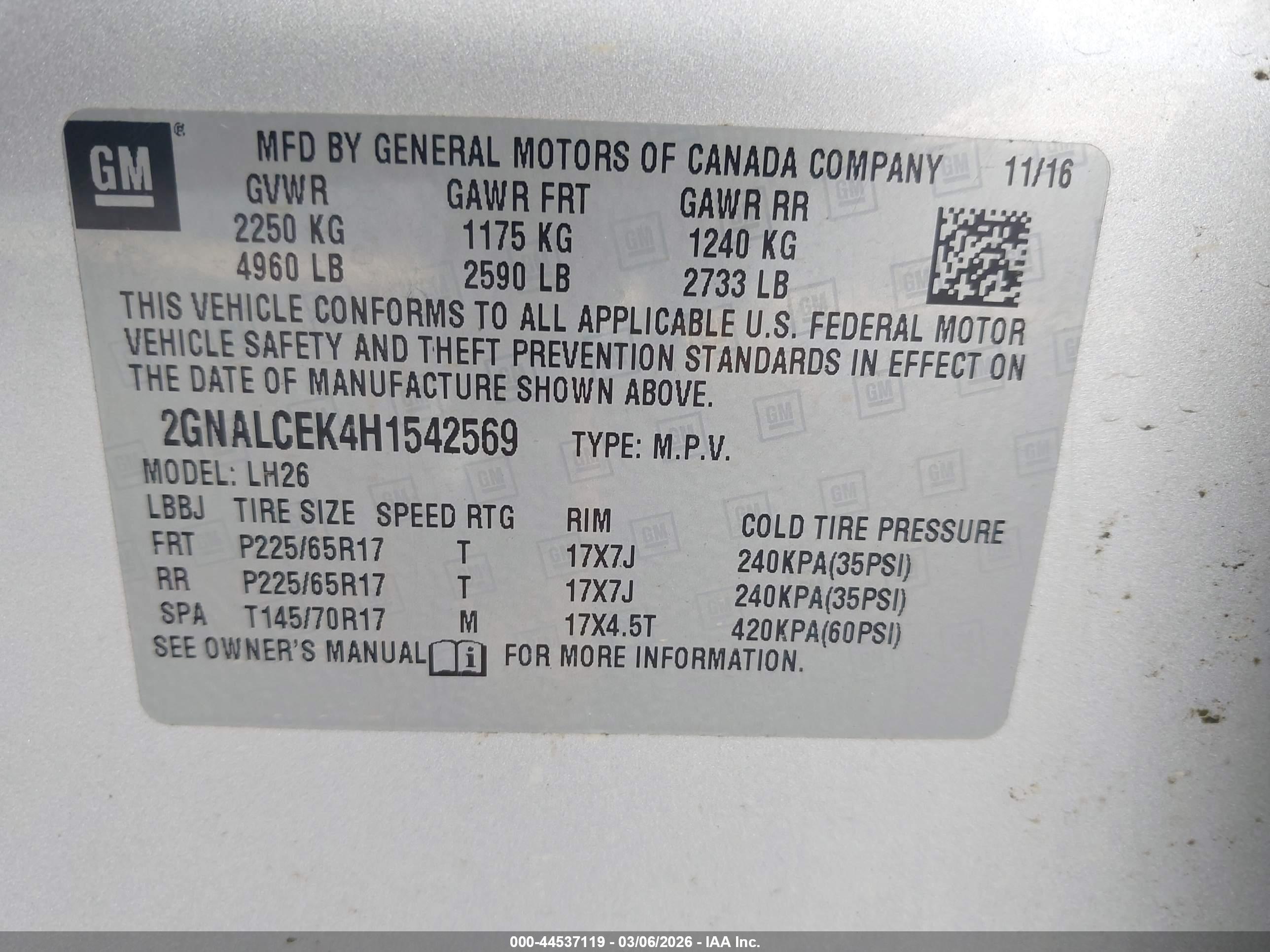 CHEVROLET EQUINOX image 9