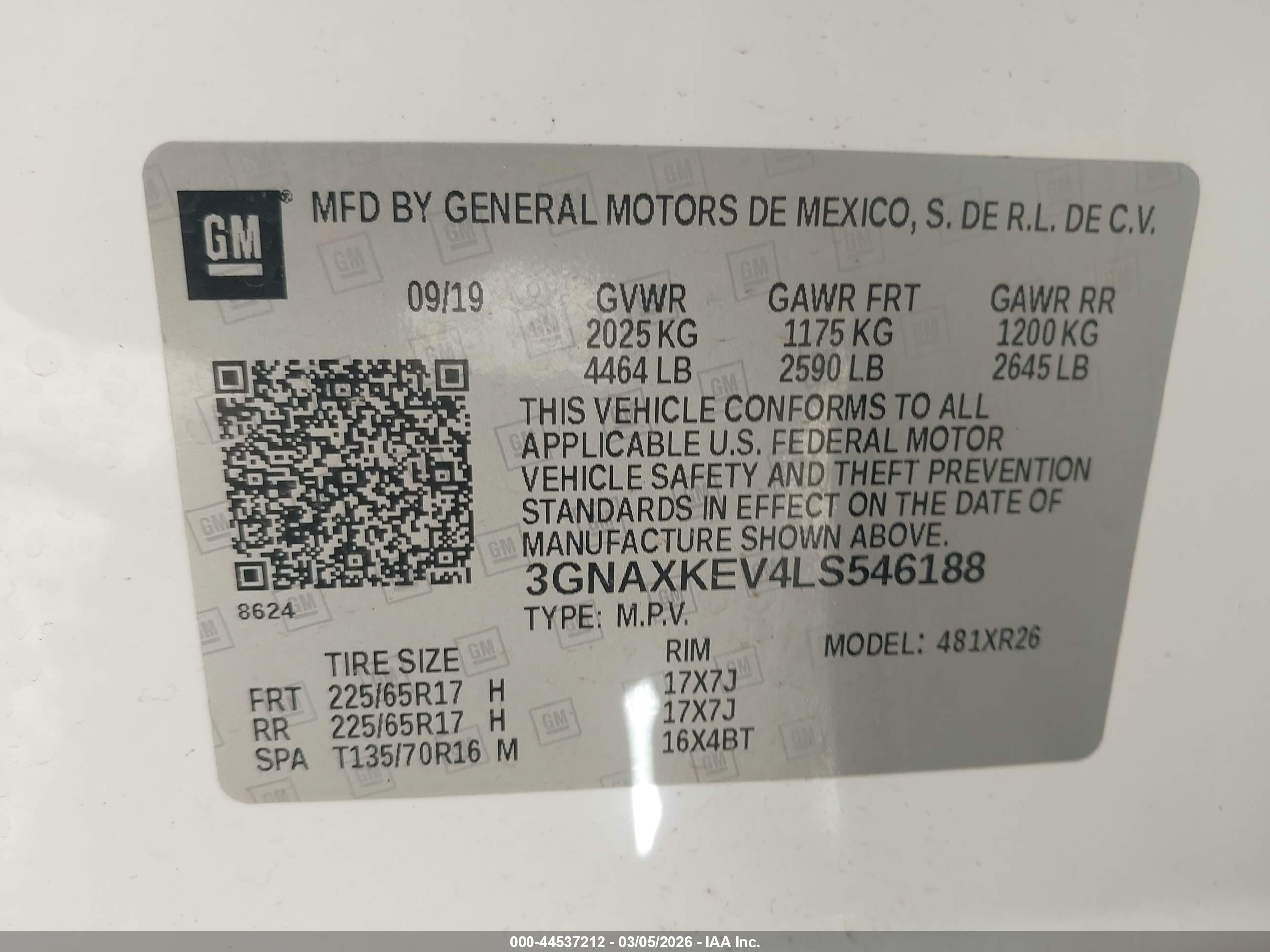 CHEVROLET EQUINOX image 9