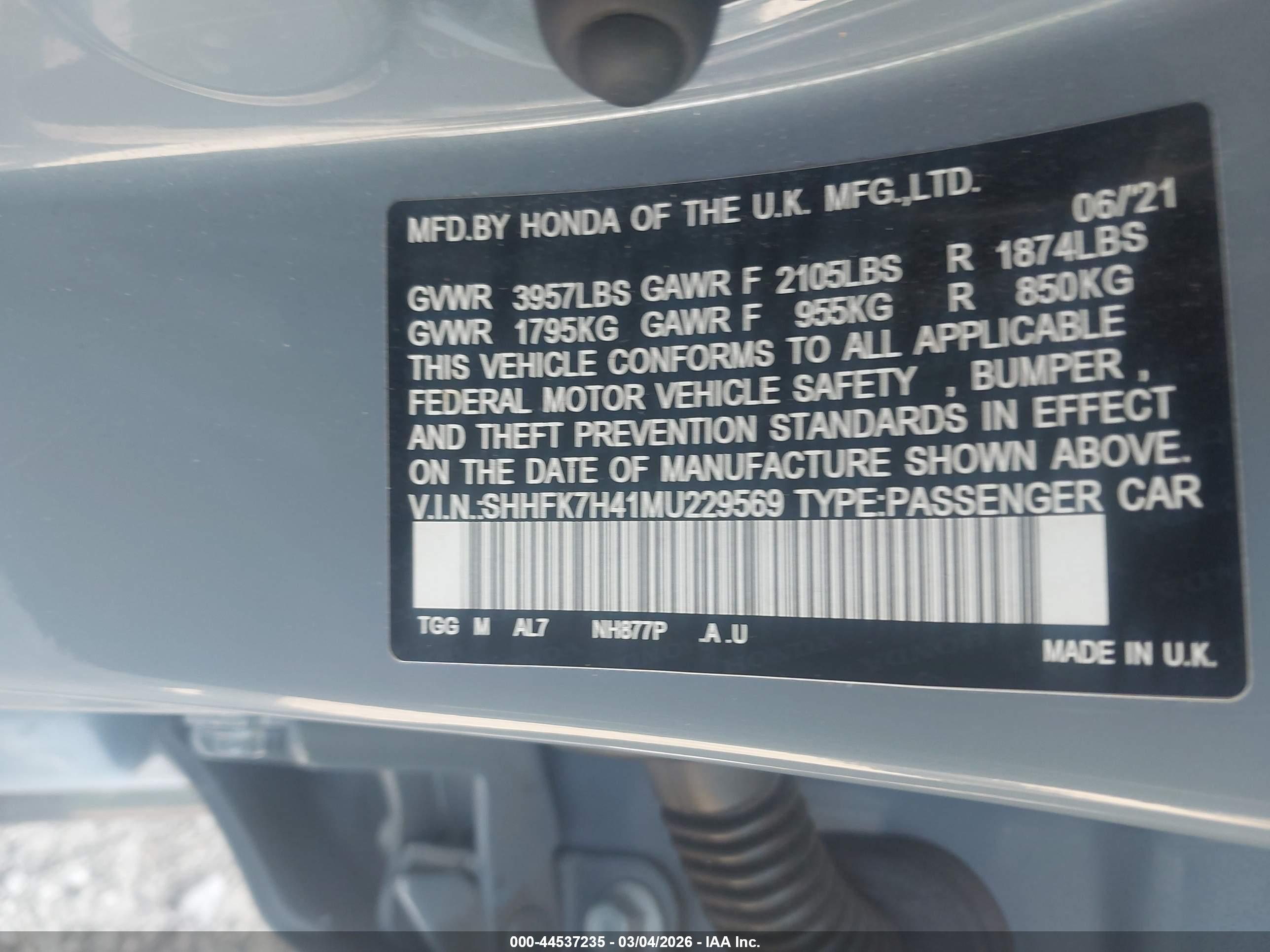 HONDA CIVIC image 9
