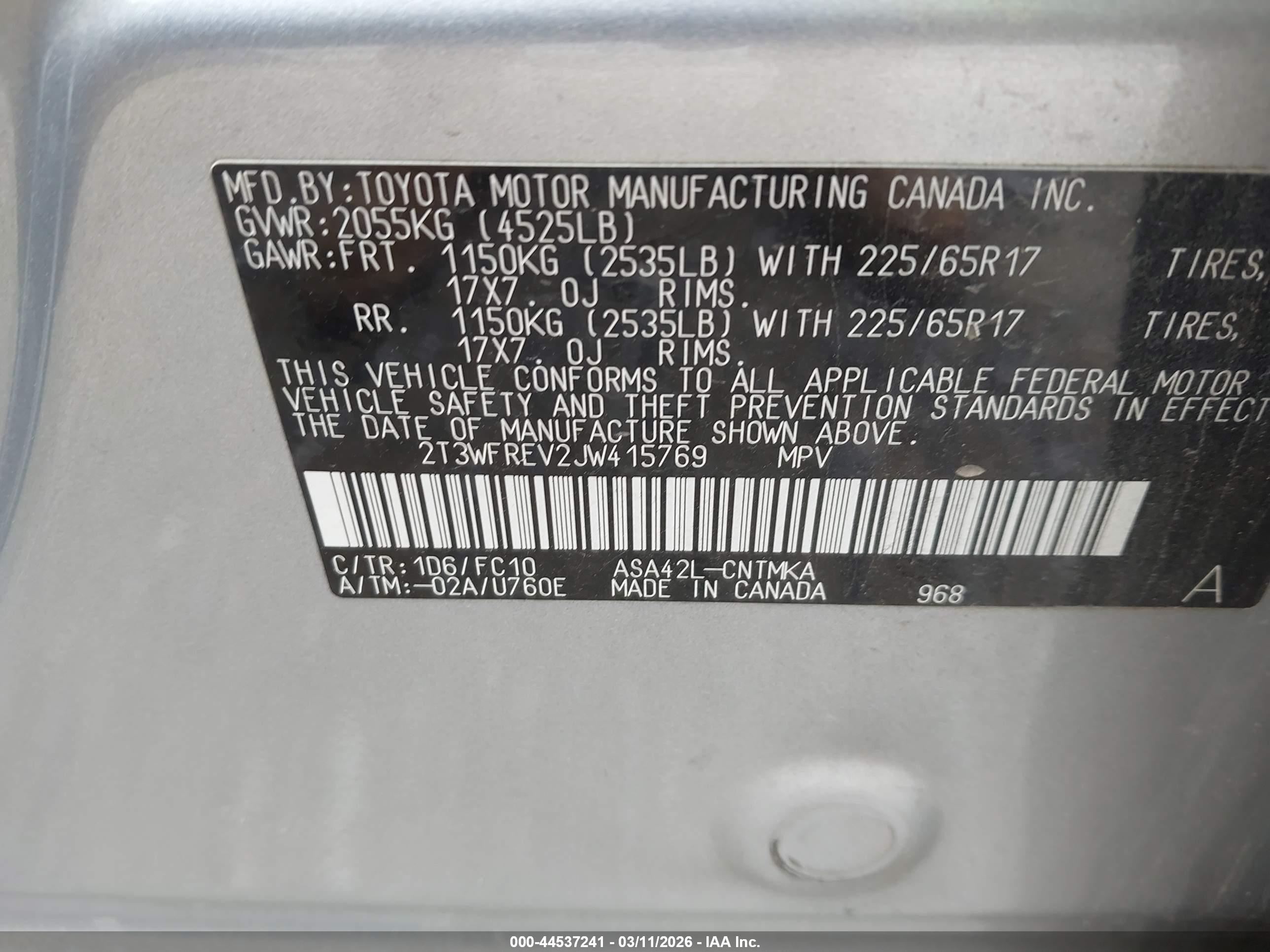 TOYOTA RAV4 image 9
