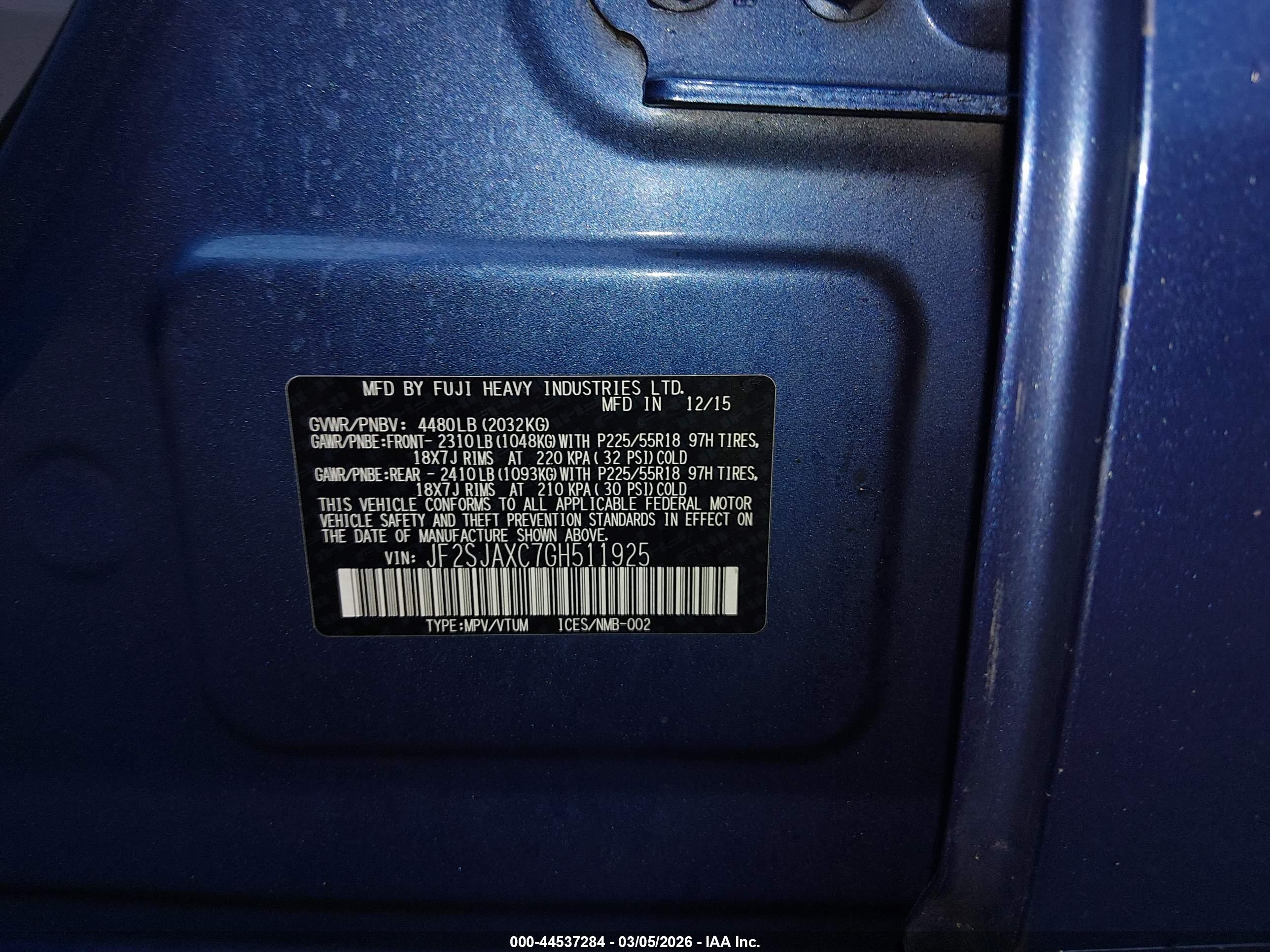 SUBARU FORESTER image 9