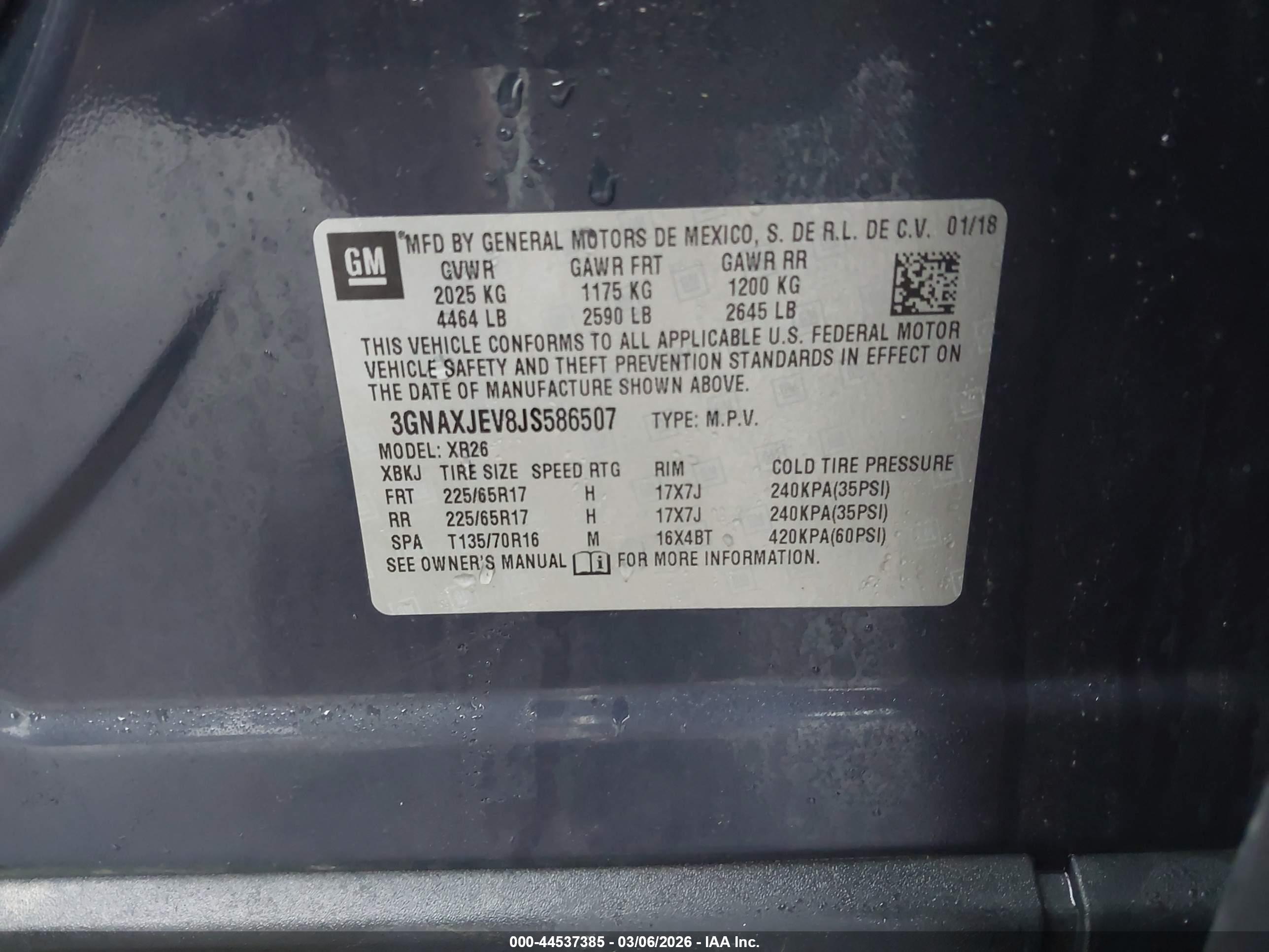 CHEVROLET EQUINOX image 9