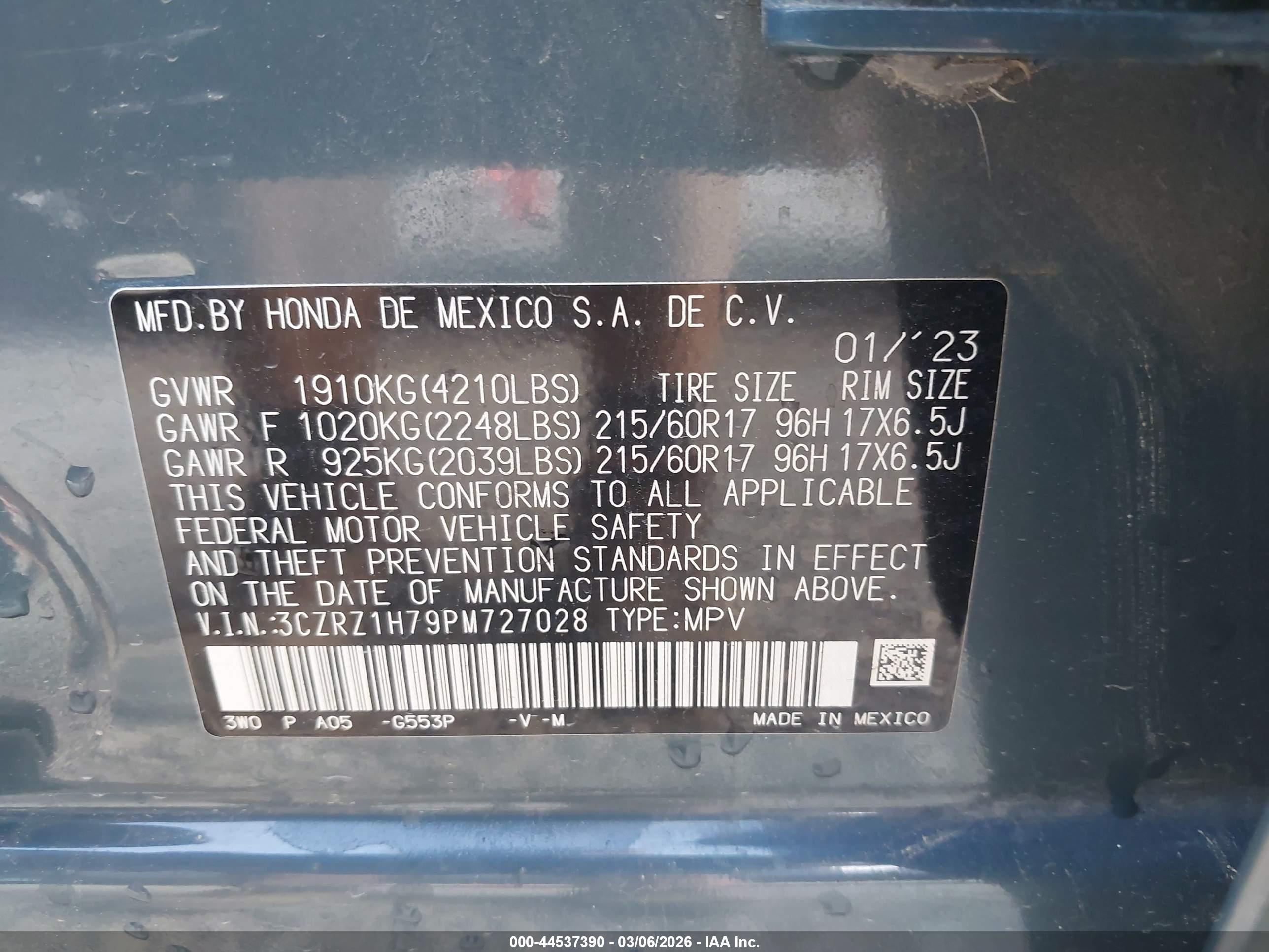 HONDA HR-V image 9