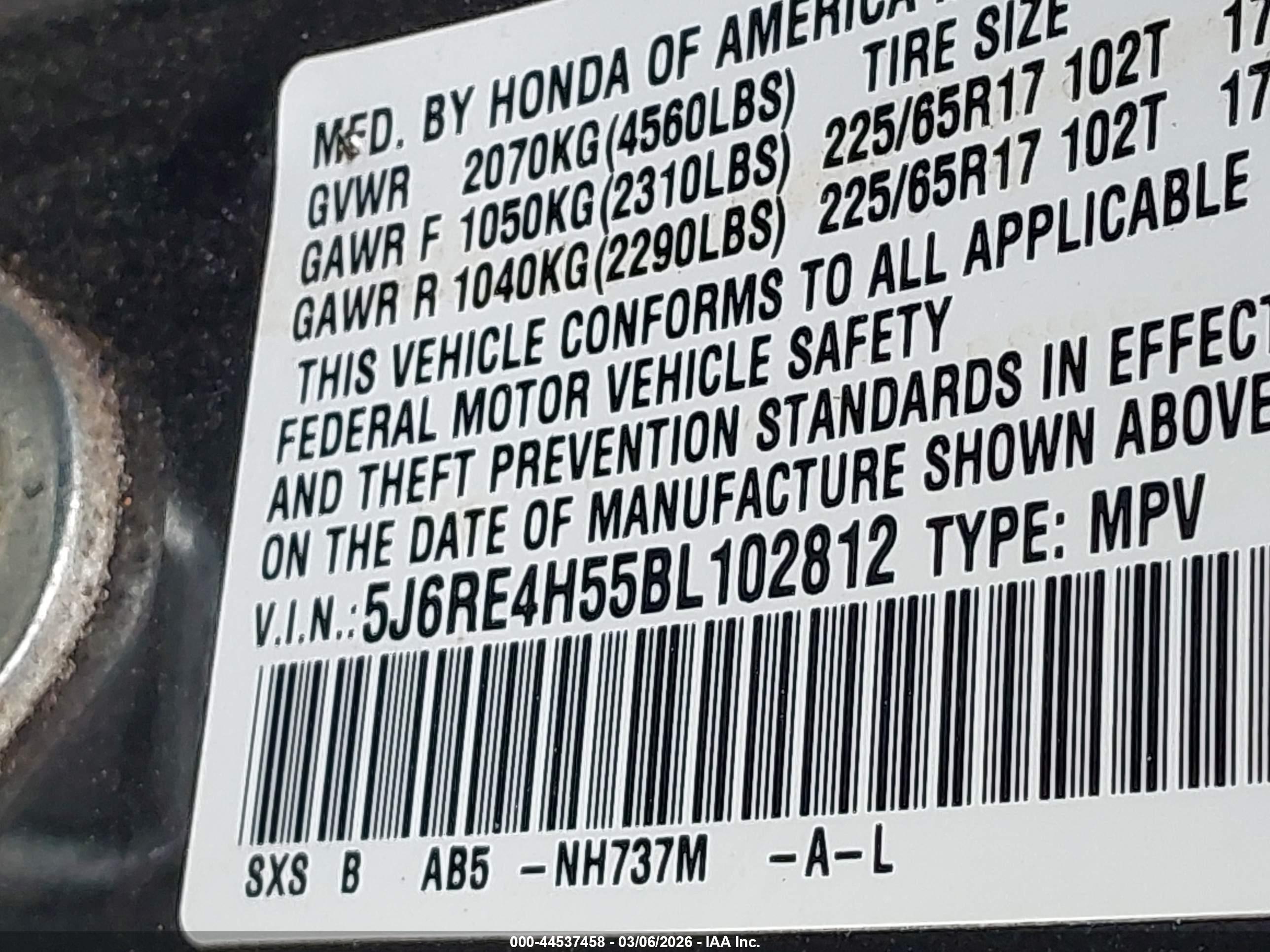 HONDA CR-V image 9