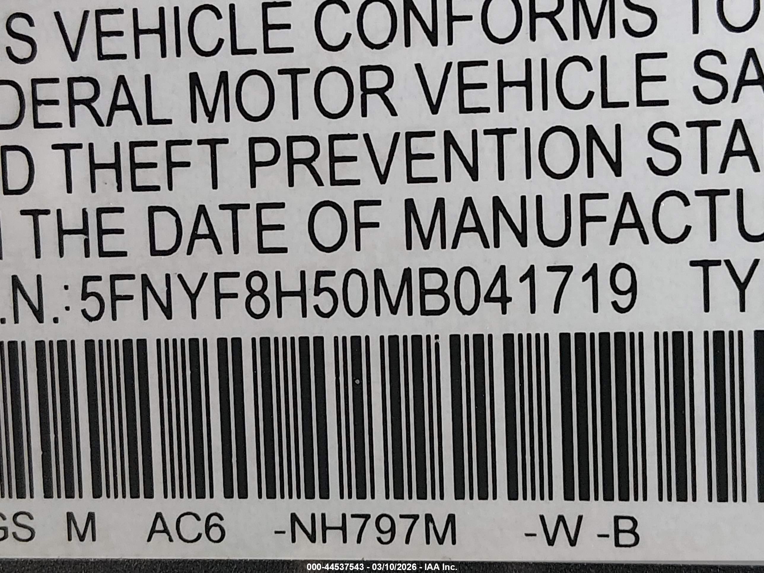 HONDA PASSPORT image 9