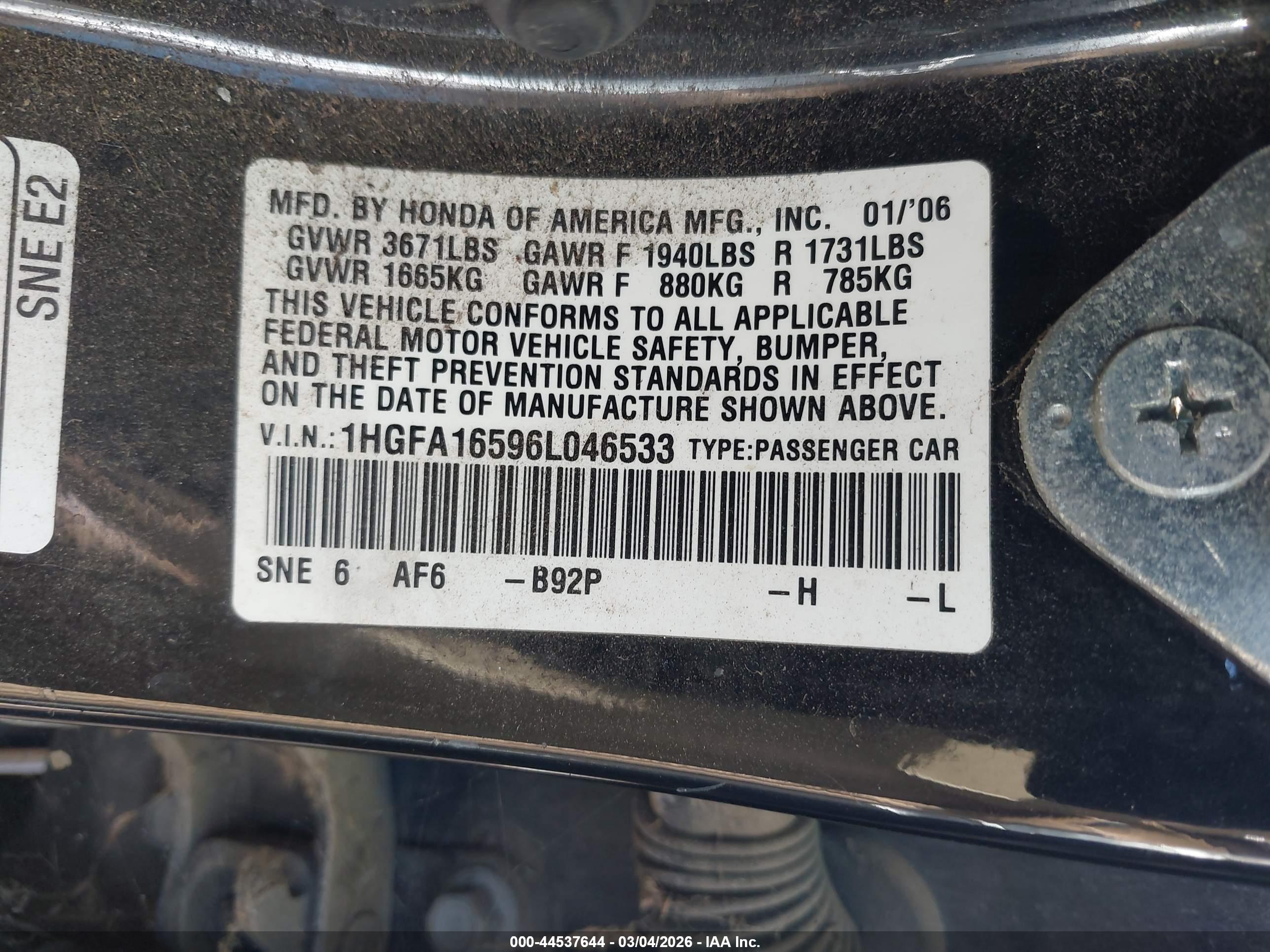 HONDA CIVIC image 9