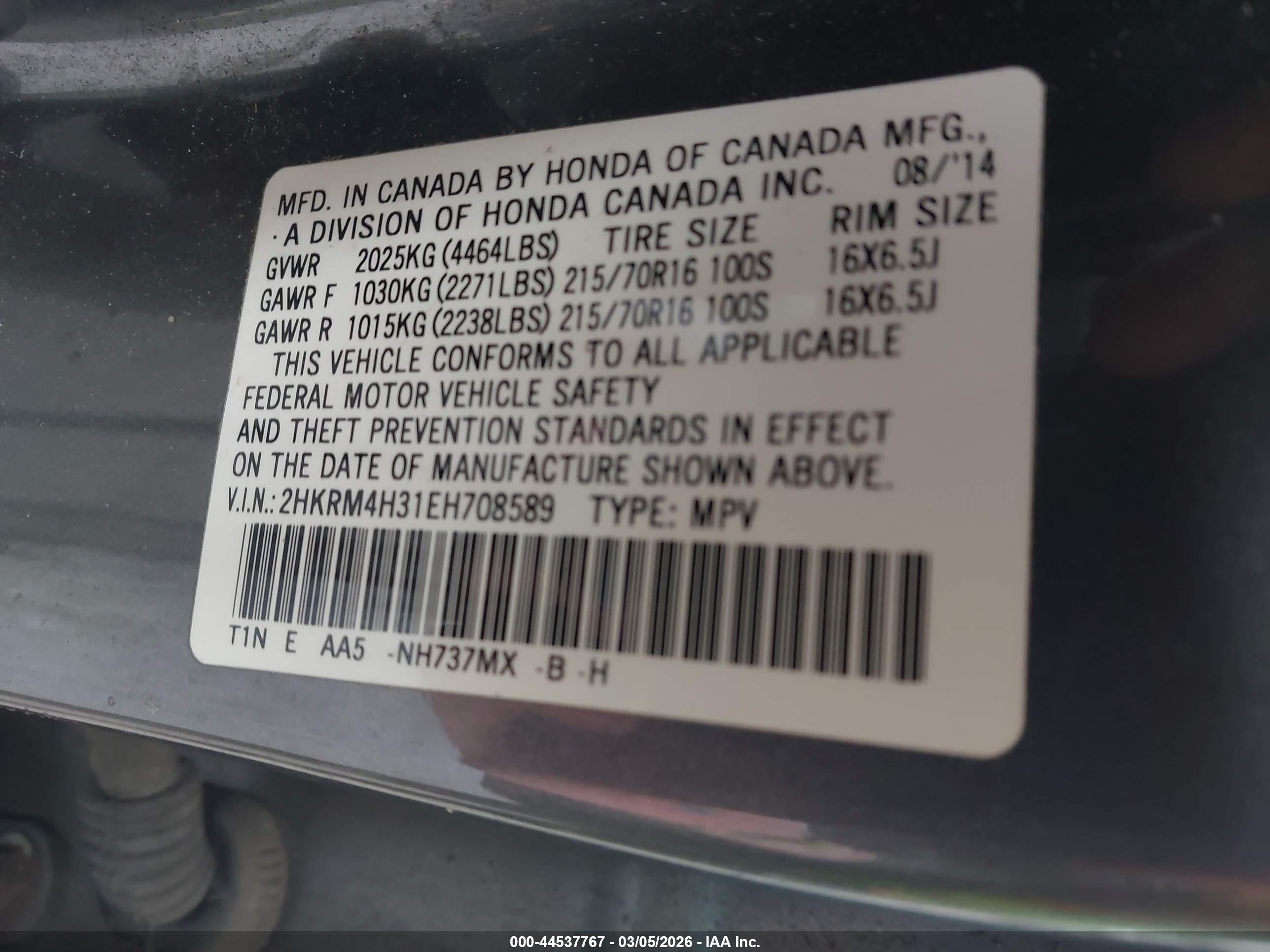 HONDA CR-V image 9