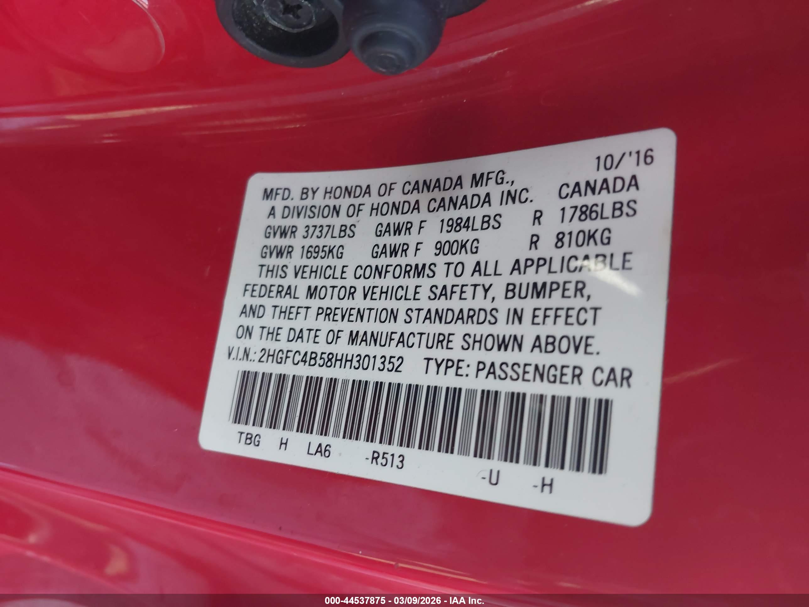 HONDA CIVIC image 9