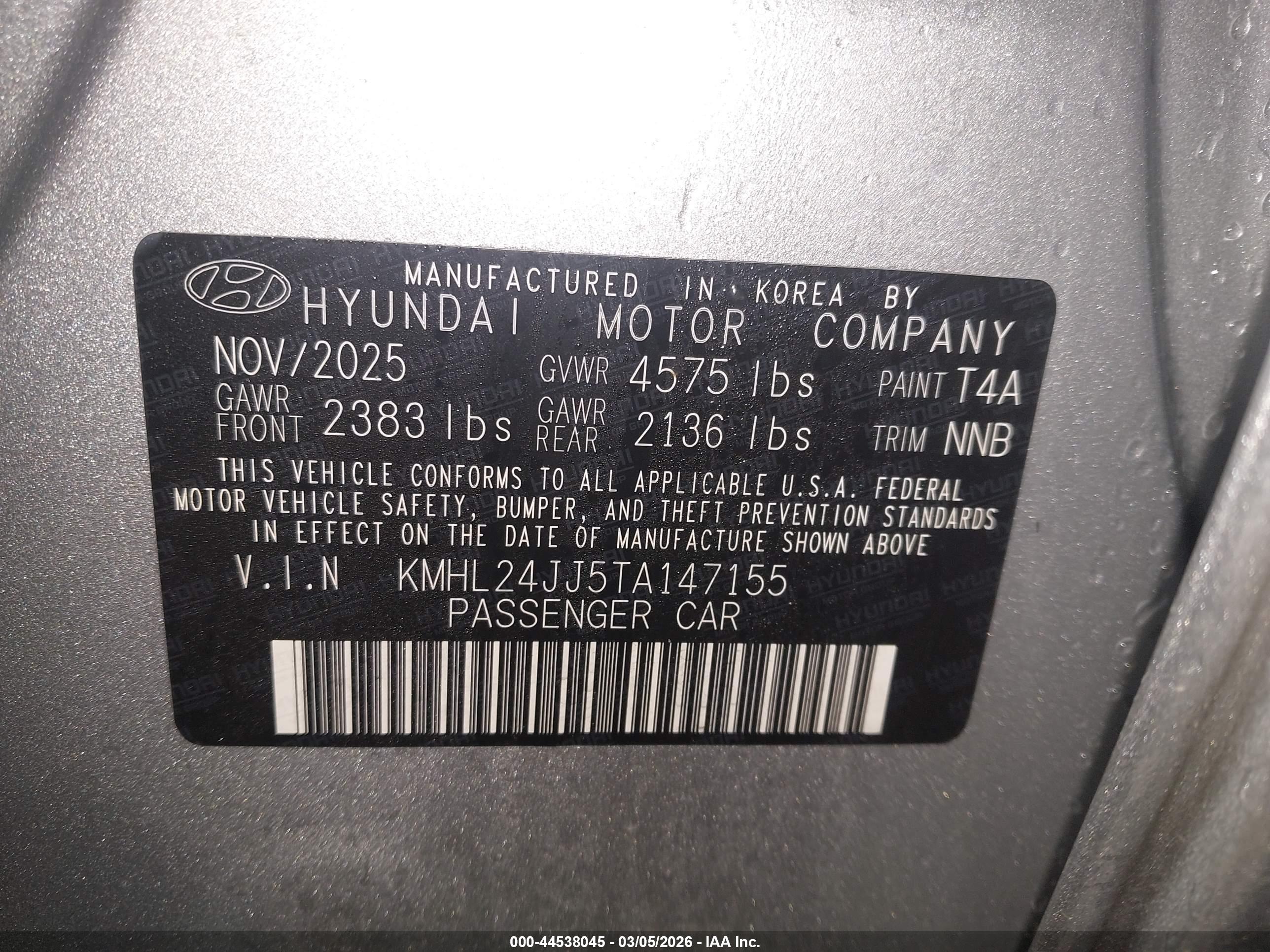 HYUNDAI SONATA image 9