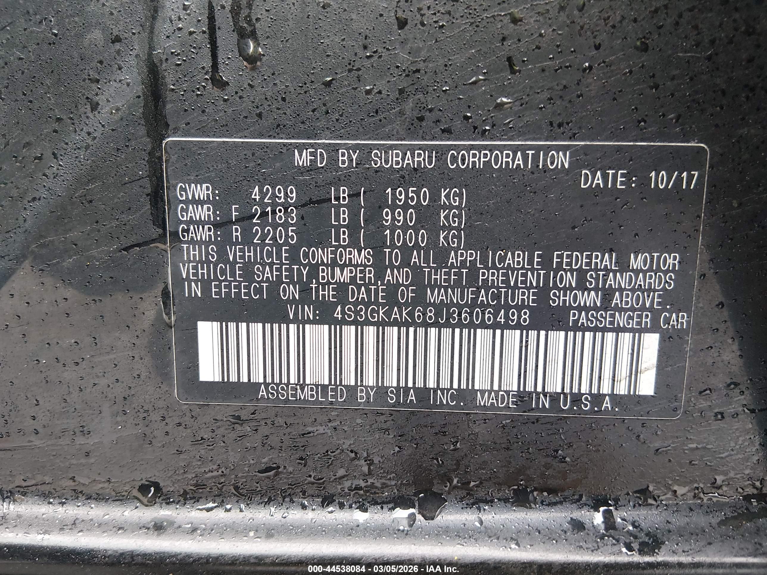 SUBARU IMPREZA image 9