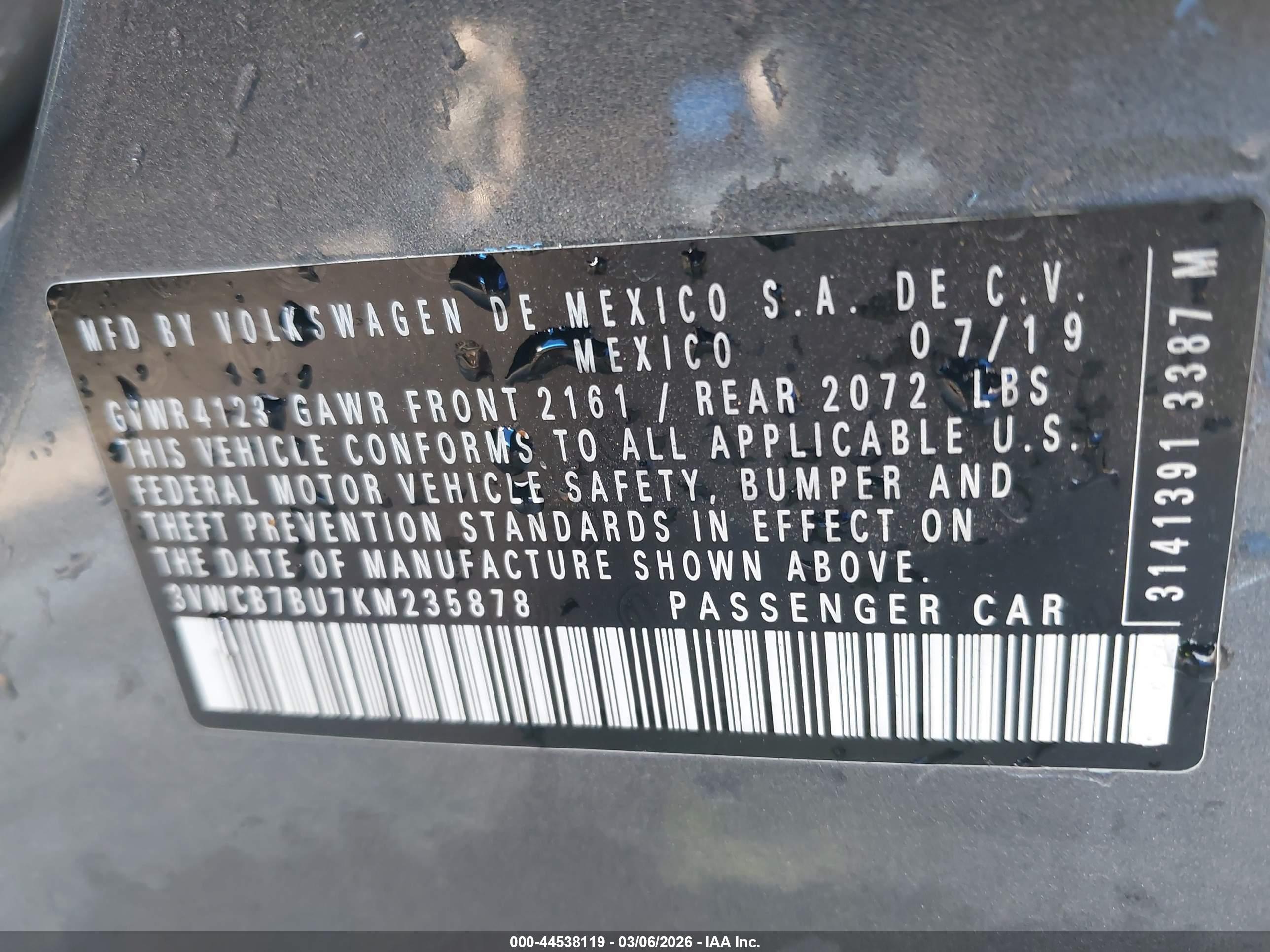 VOLKSWAGEN JETTA image 9