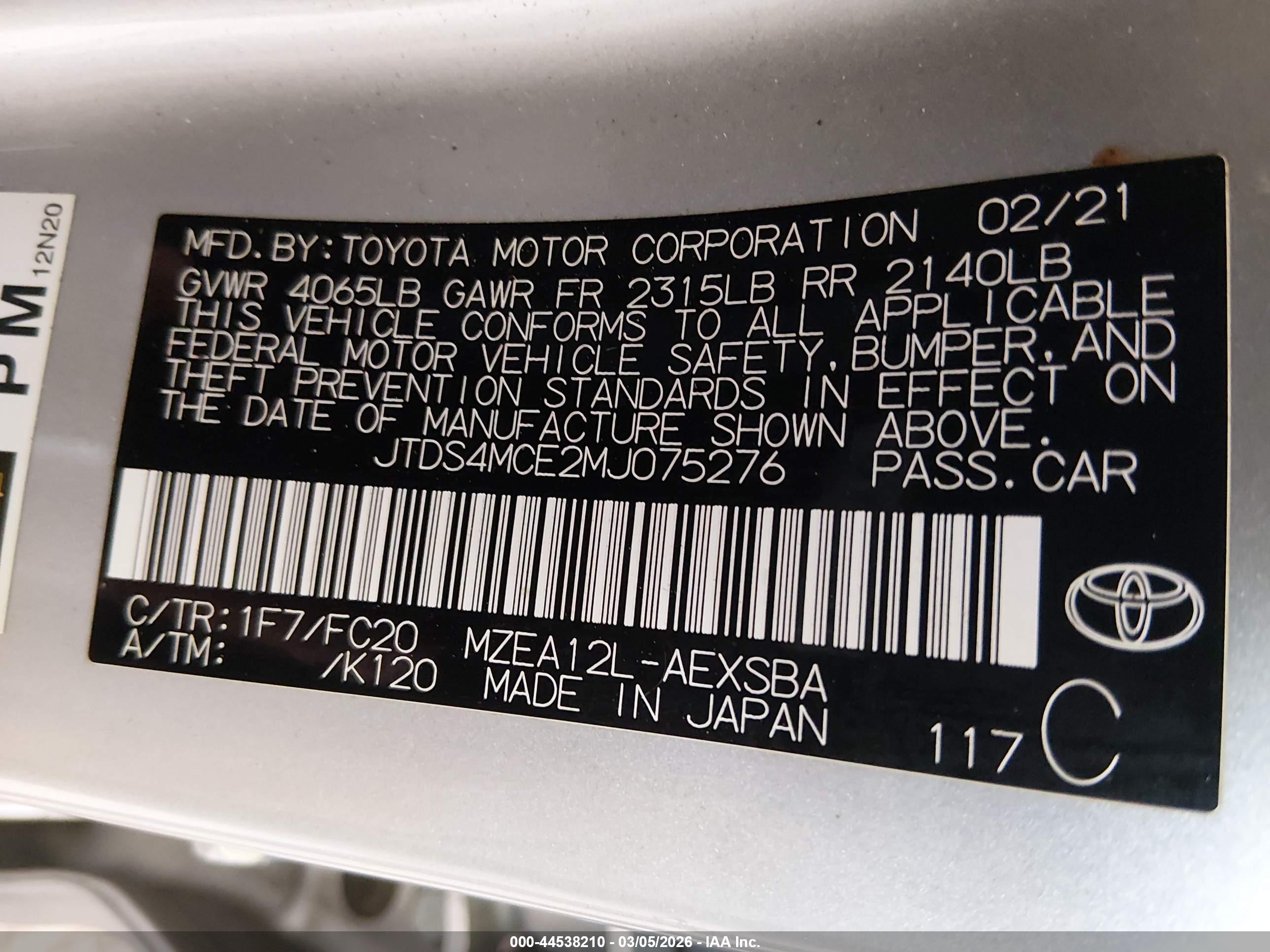 TOYOTA COROLLA image 9