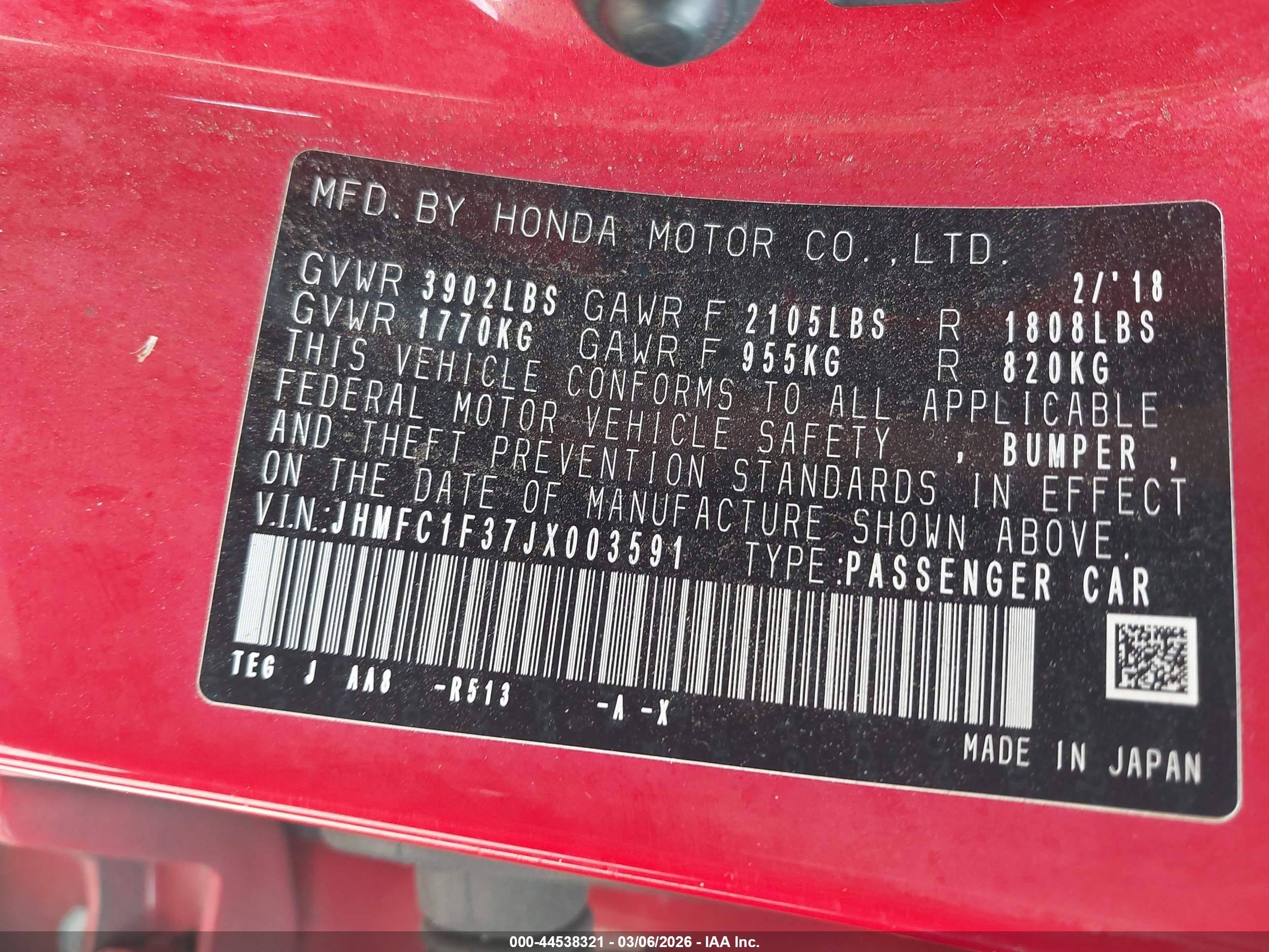 HONDA CIVIC image 9